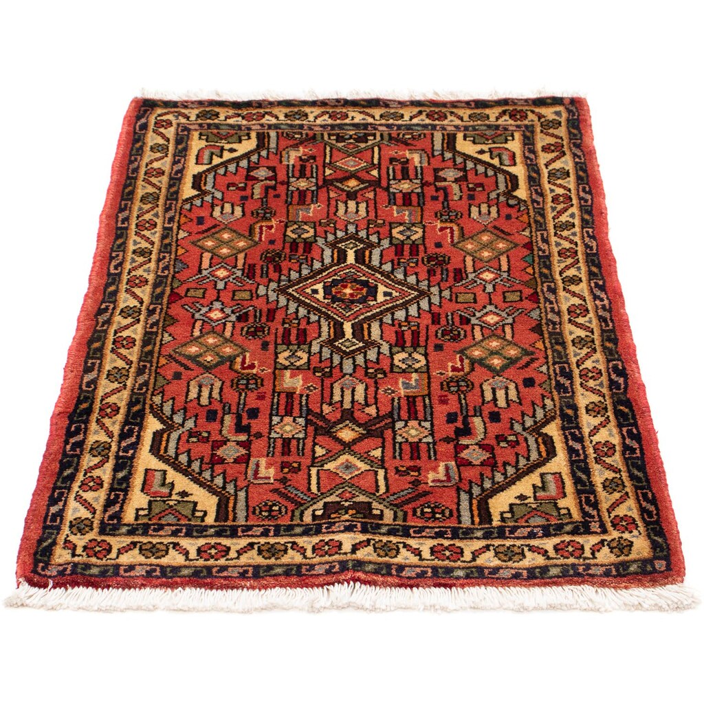 morgenland Orientteppich »Perser - Nomadic - 90 x 61 cm - hellrot«, rechteckig