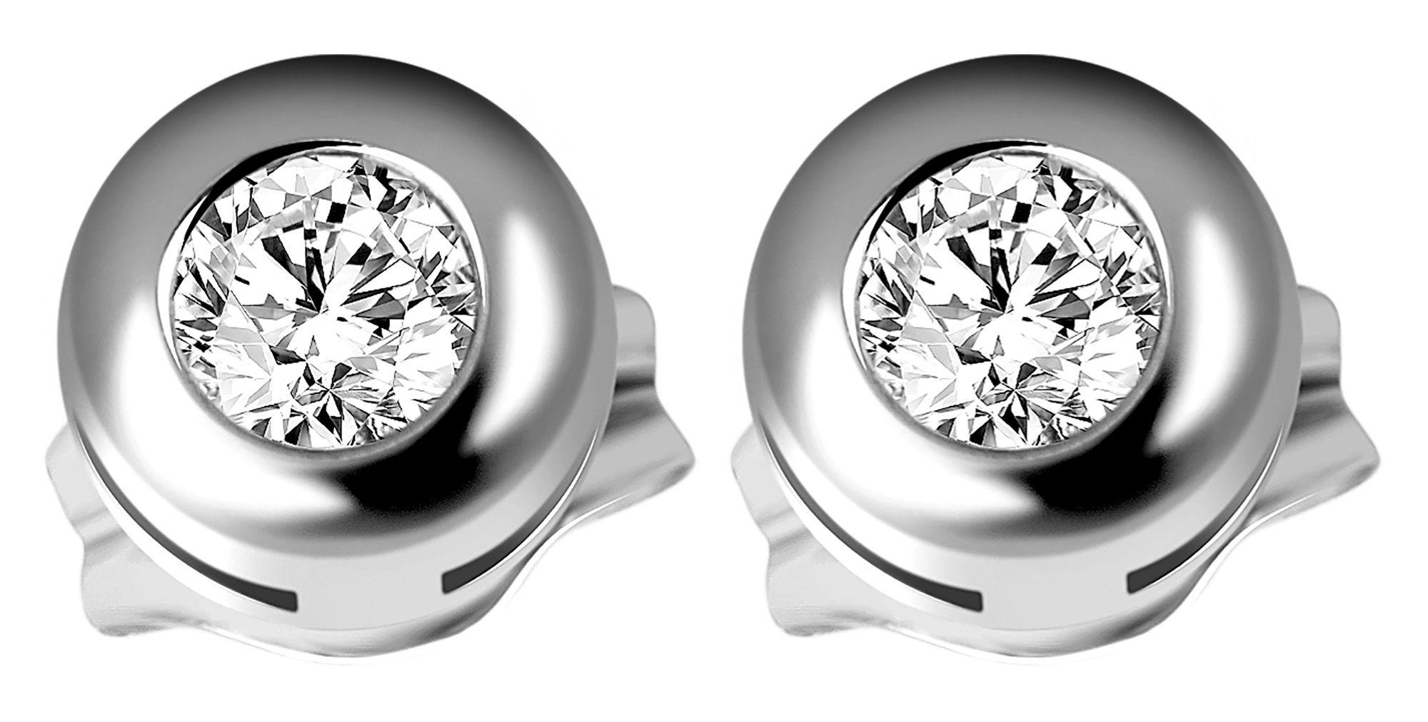 Adelia´s Paar Ohrhänger "Ohrringe – Ohrstecker aus 333 Gold mit Zirkonia" Ein kleines Geschenk mit großer Wirkung