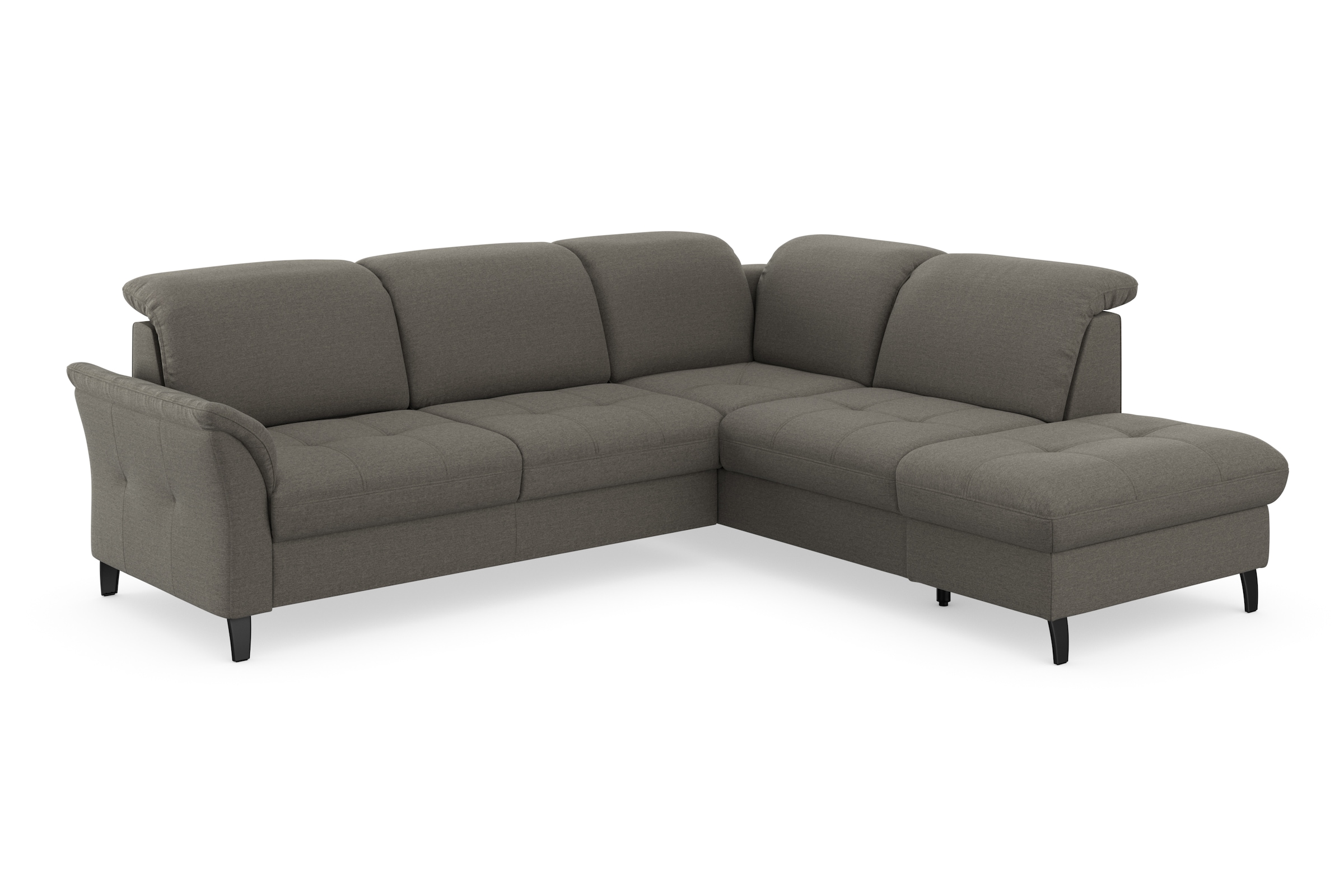 sit&more Ecksofa »Maggiore L-Form« wahlweise mit Kopfteilverstellung, Bettfunktion und Stauraum