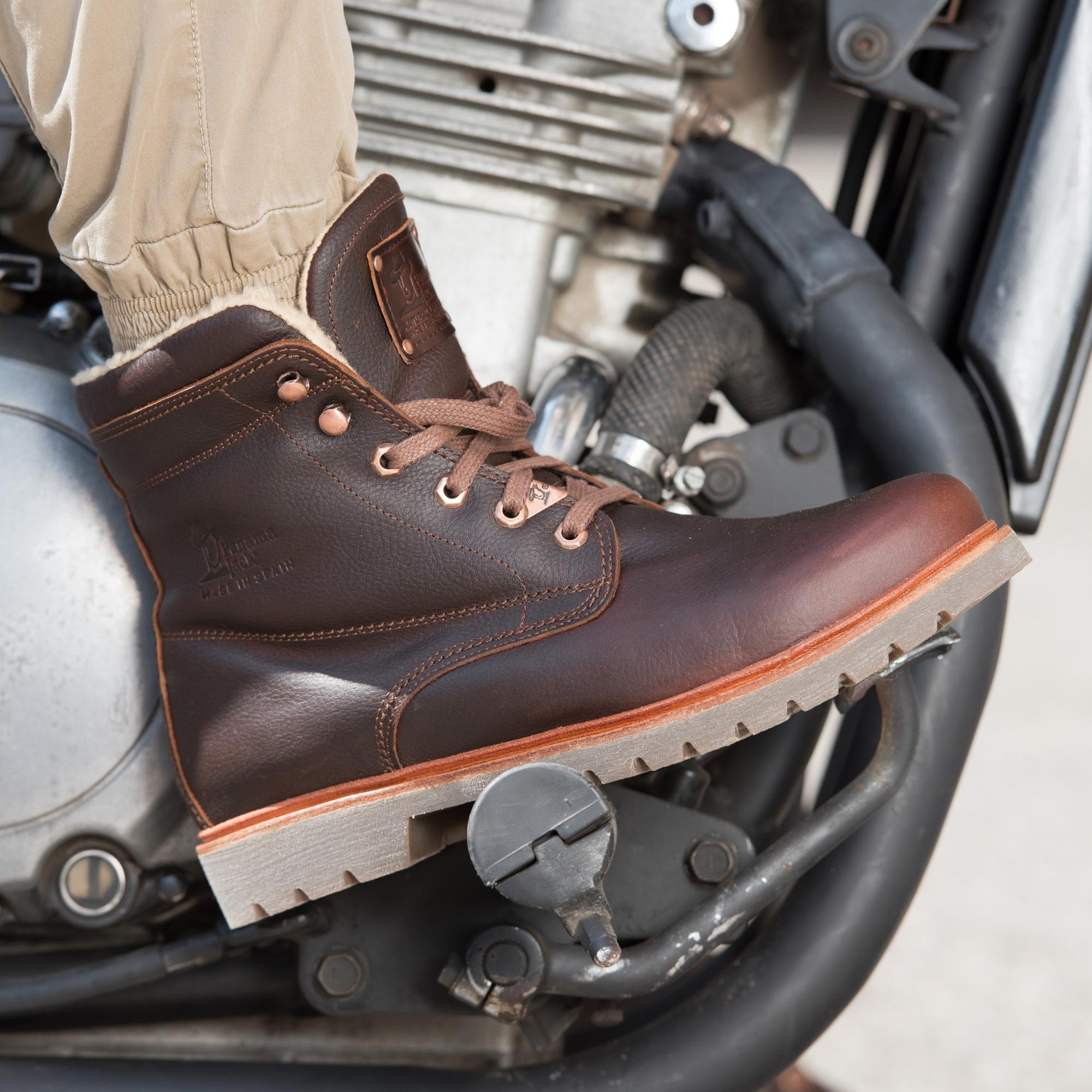 Panama Jack Schnürboots »P03 Aviator C23«, Schnürstiefel, Winterstiefel, Profilsohle, mit Waterproof-Ausstattung
