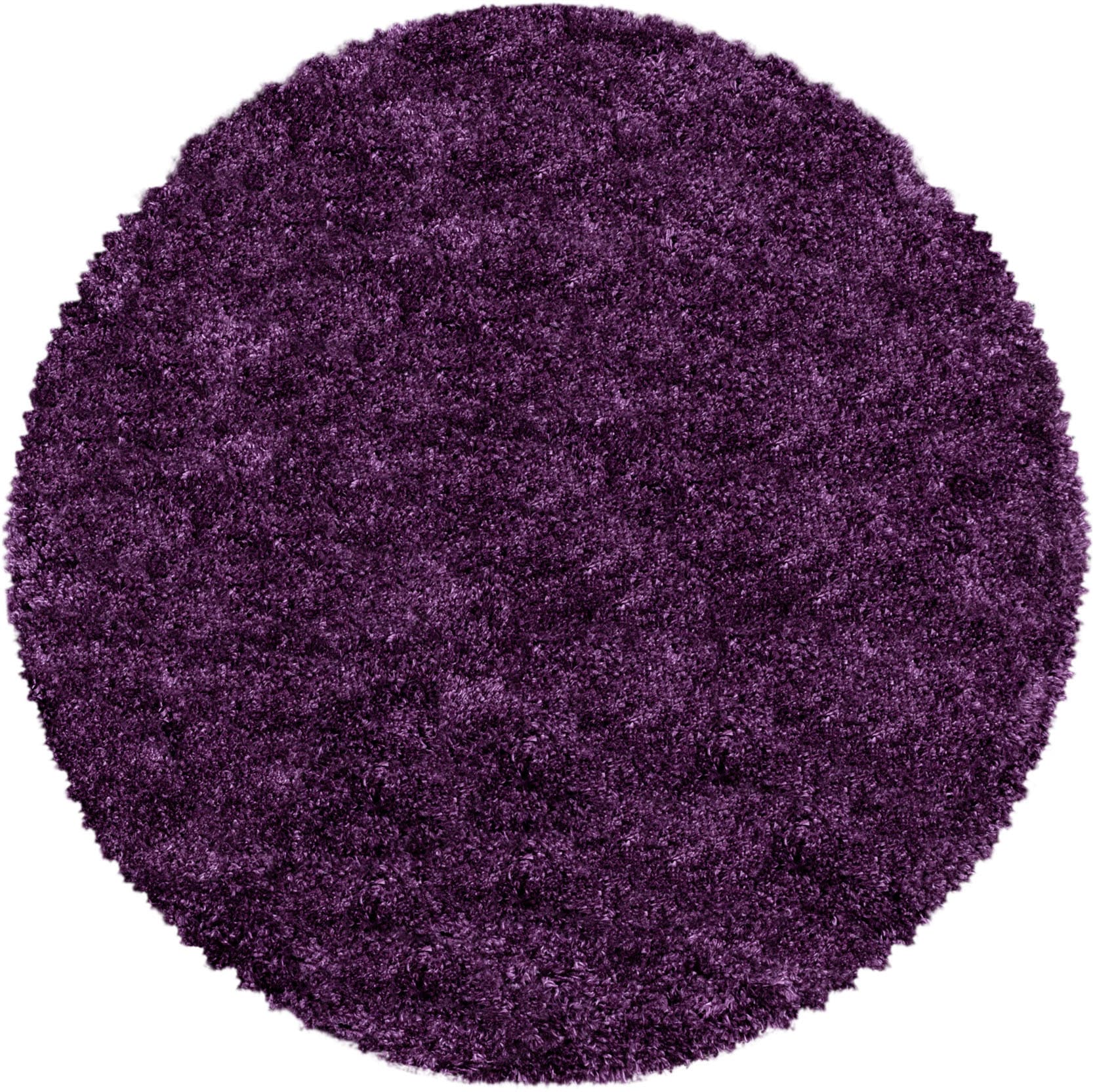 Ayyildiz Teppiche Hochflor-Teppich "FLUFFY 3500, auch als Läufer und in Rund" rund 50 mm Höhe Langflor, Shaggy, uni, robust, Wohnzimmer