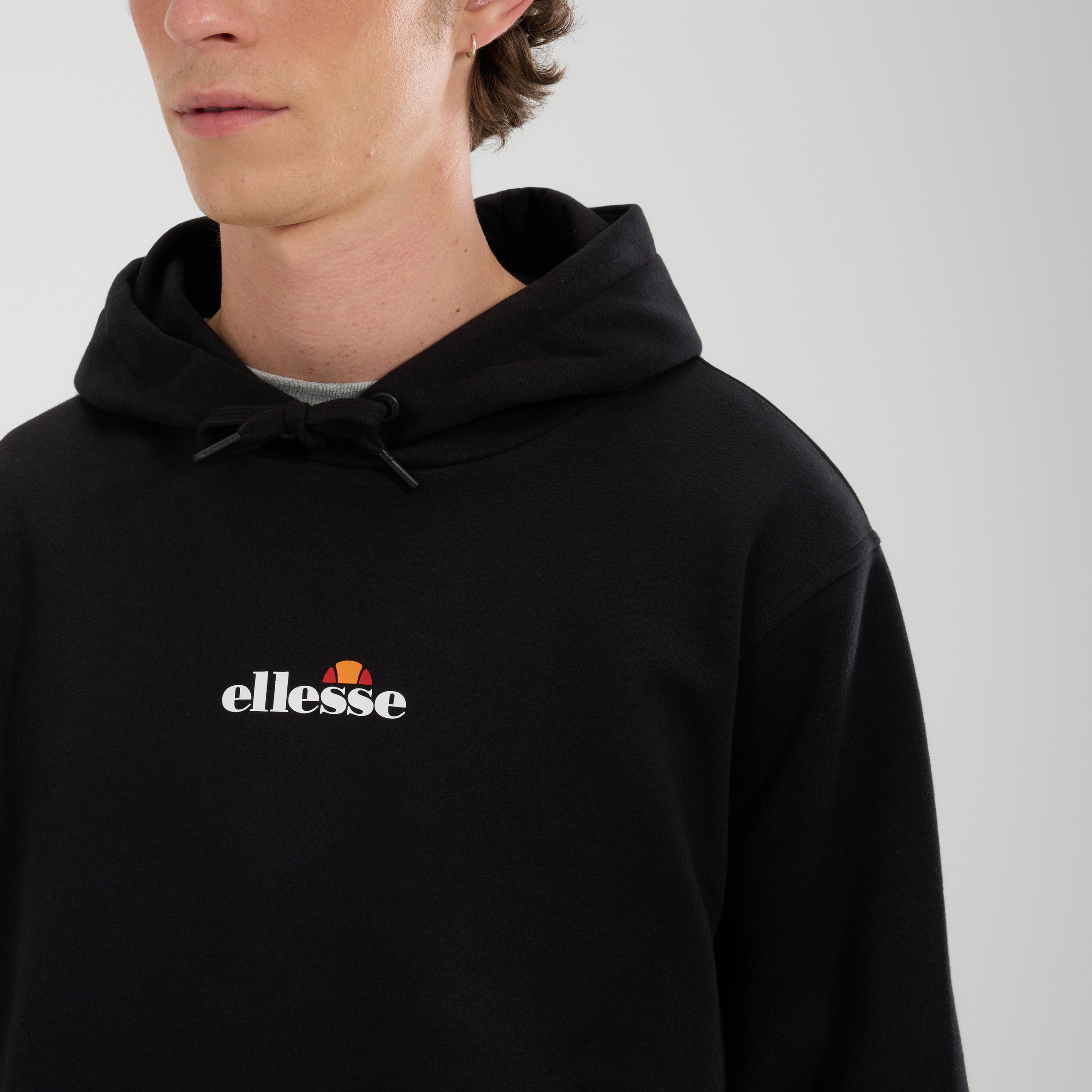 Jogginganzug ELLESSE "SUCRE 2 JOG SUIT", Herren, Gr. XL, schwarz, angeraute Sweatware, Obermaterial: 70% Baumwolle, 30% Polyester, Sportanzüge Jogginganzug 3