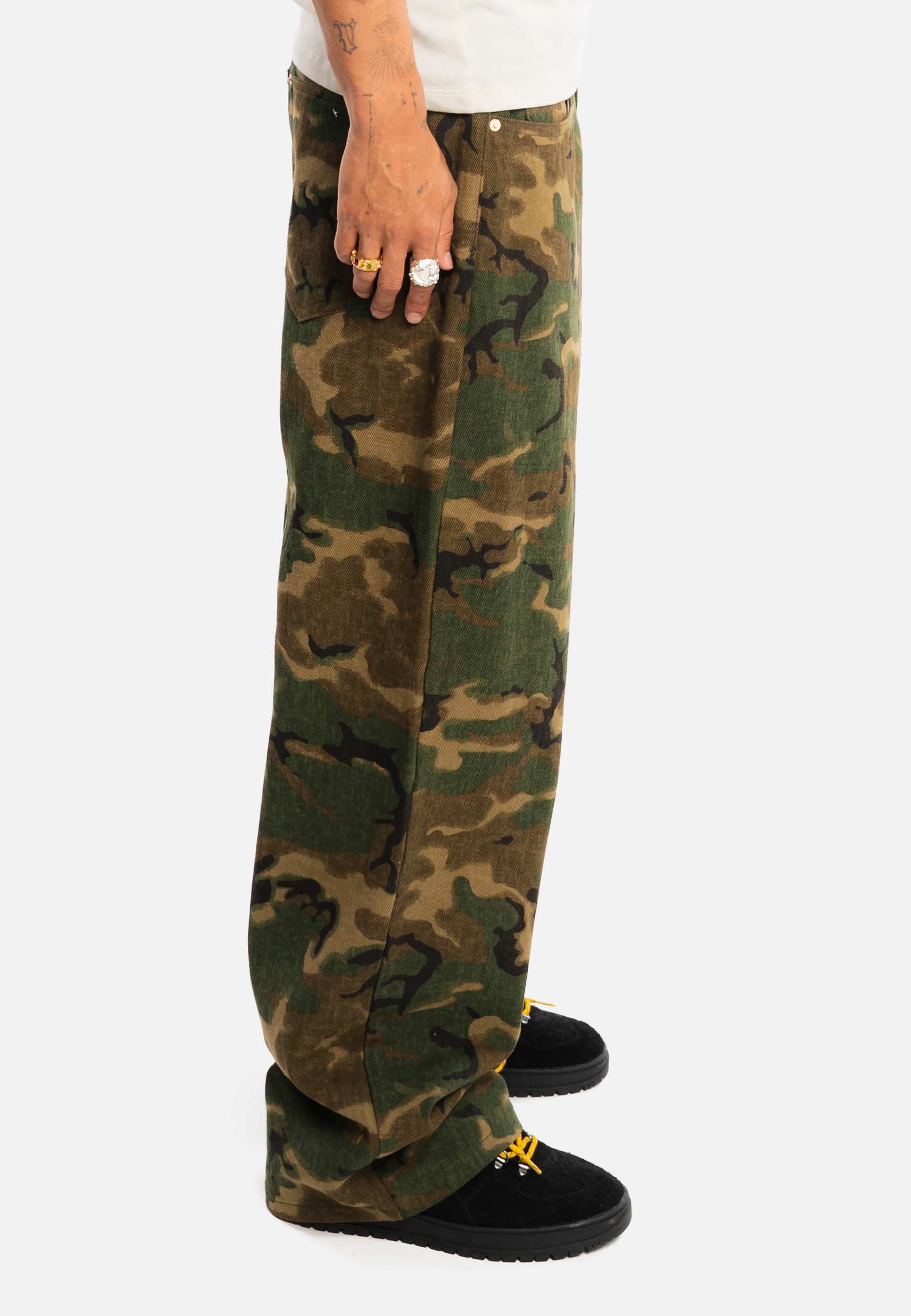 Another Cotton Lab Loose-fit-Jeans »Another Cotton Lab Another Camo Pattern Jeans«