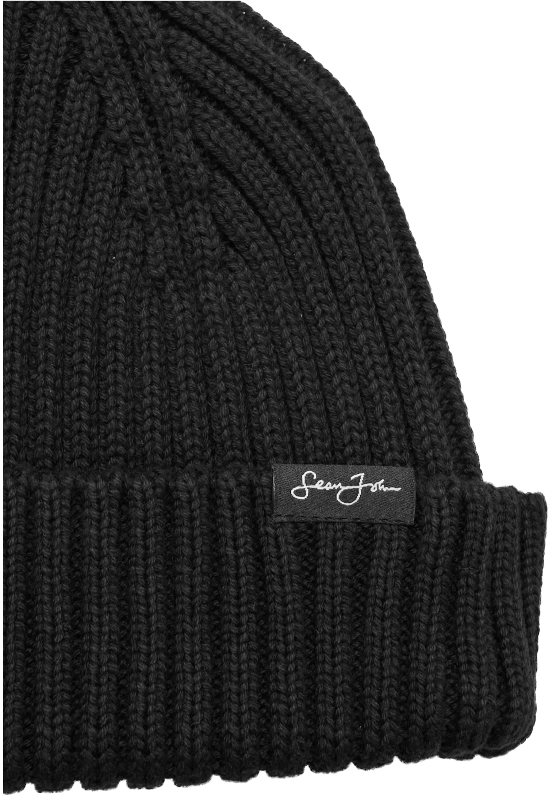 Sean John Beanie »Sean John Unisex JA233-003-5 Script Flag Label Short Beanie«, (1 St.)