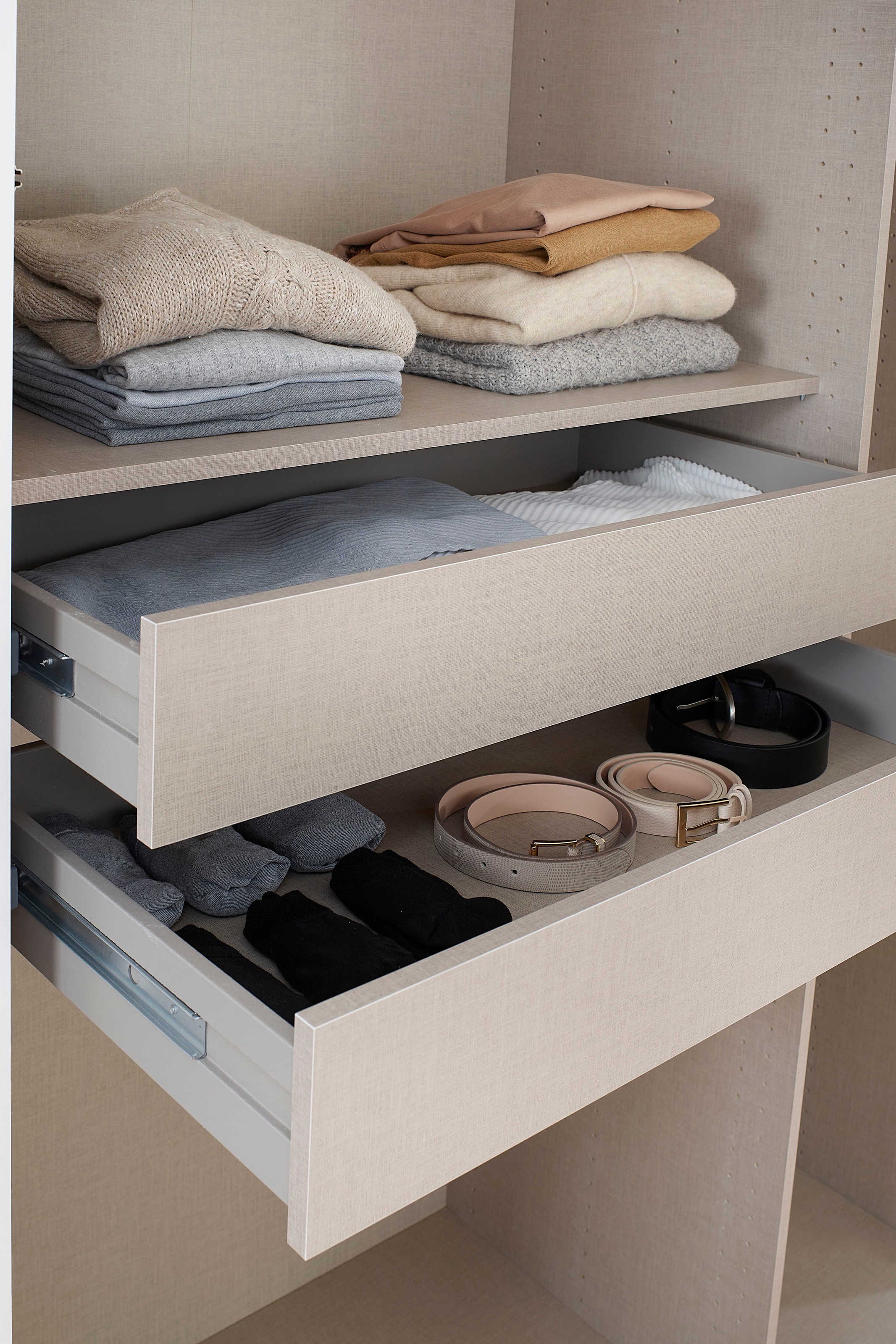 rauch 2 Schubladeneinsätze mit 2 Fachböden 88 cm für Drehtürenschränke günstig online kaufen