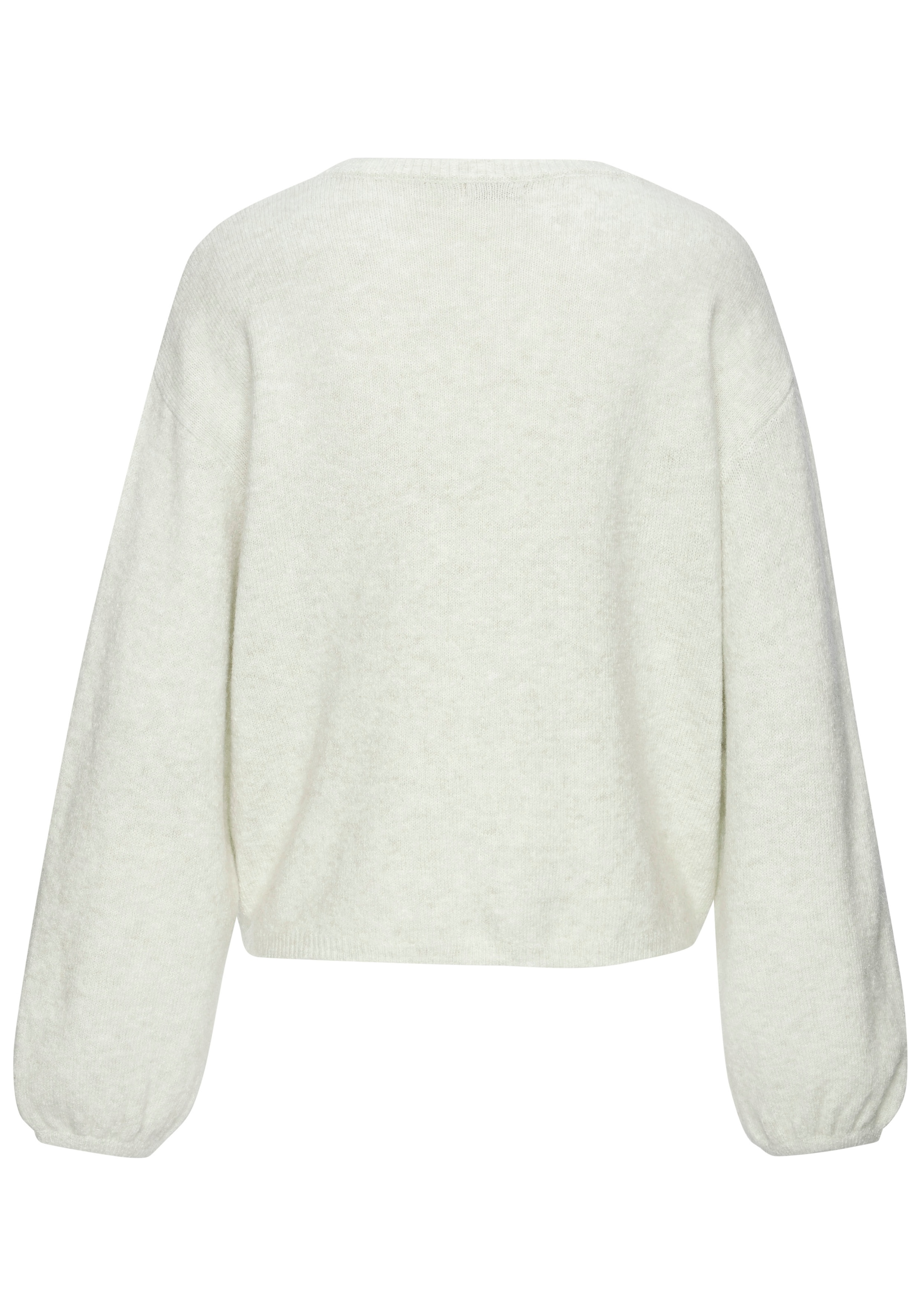 LASCANA Strickjacke, mit Schleifen
