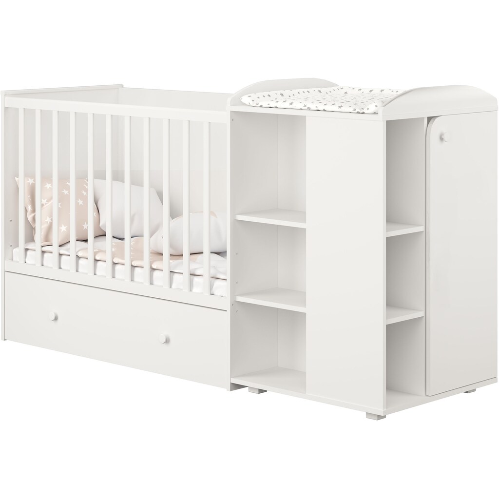 Polini kids Babybett »French 800 Ameli, weiß«