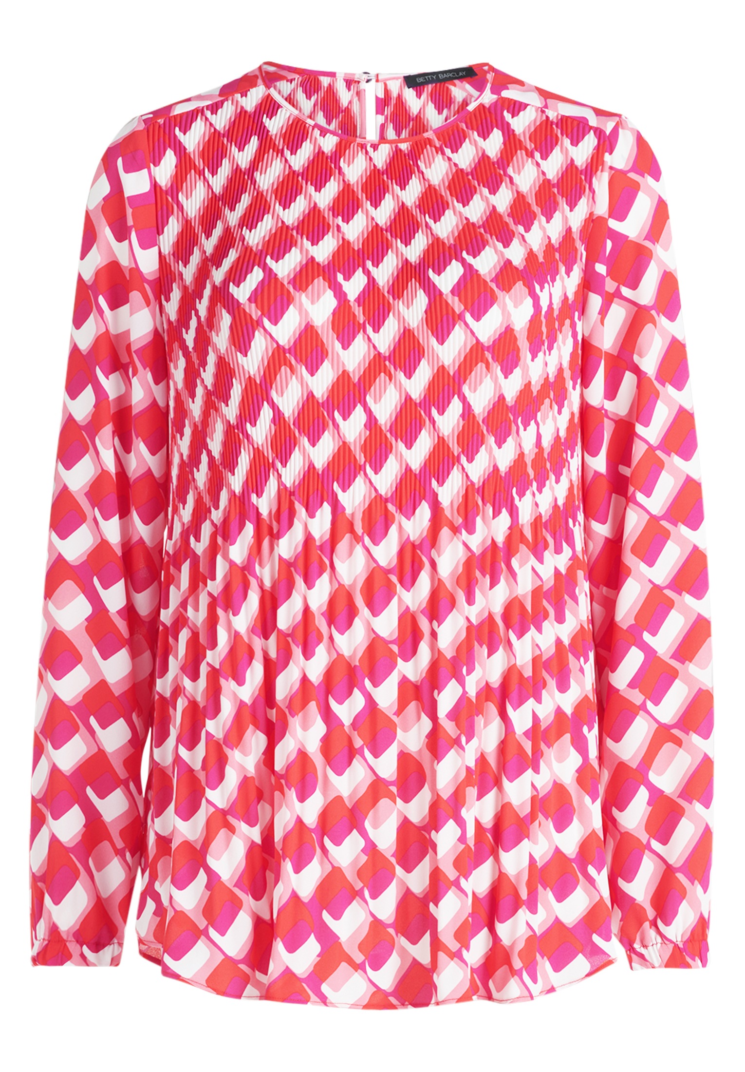 Betty Barclay Schlupfbluse "Betty Barclay Damen Schlupfbluse mit Plissee" günstig online kaufen