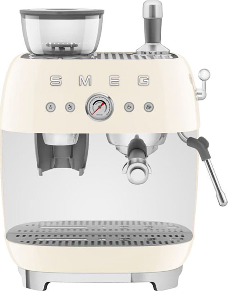 Smeg Espressomaschine "EGF03CREU", mit integrierter Kaffeemühle