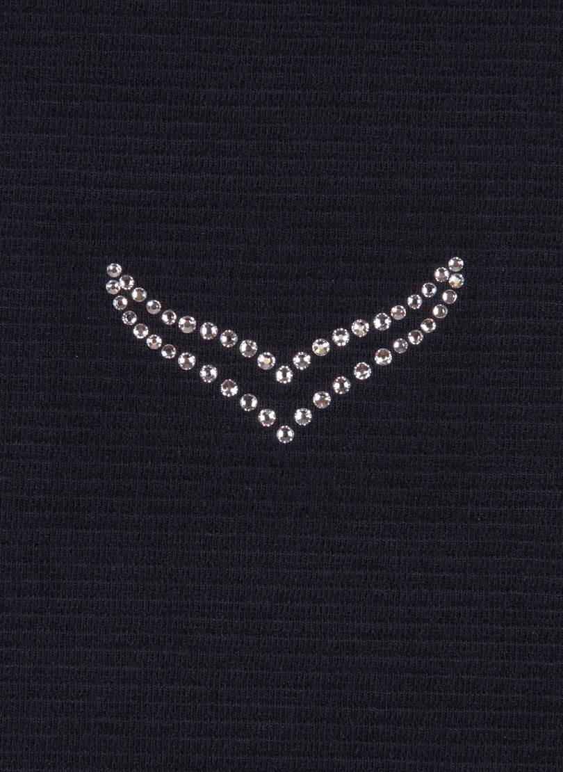 Trigema Sweatjacke »TRIGEMA Jacke mit funkelnden Strass-Steinen« 1 Stk.