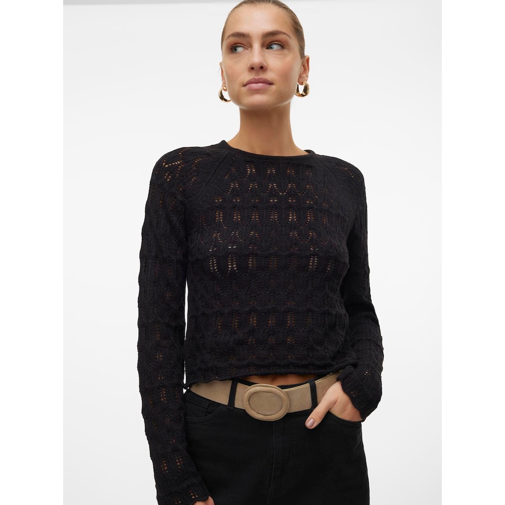 Vero Moda Strickpullover »VMNEWFABIENNE LS O-NECK PULLOVER NOOS«