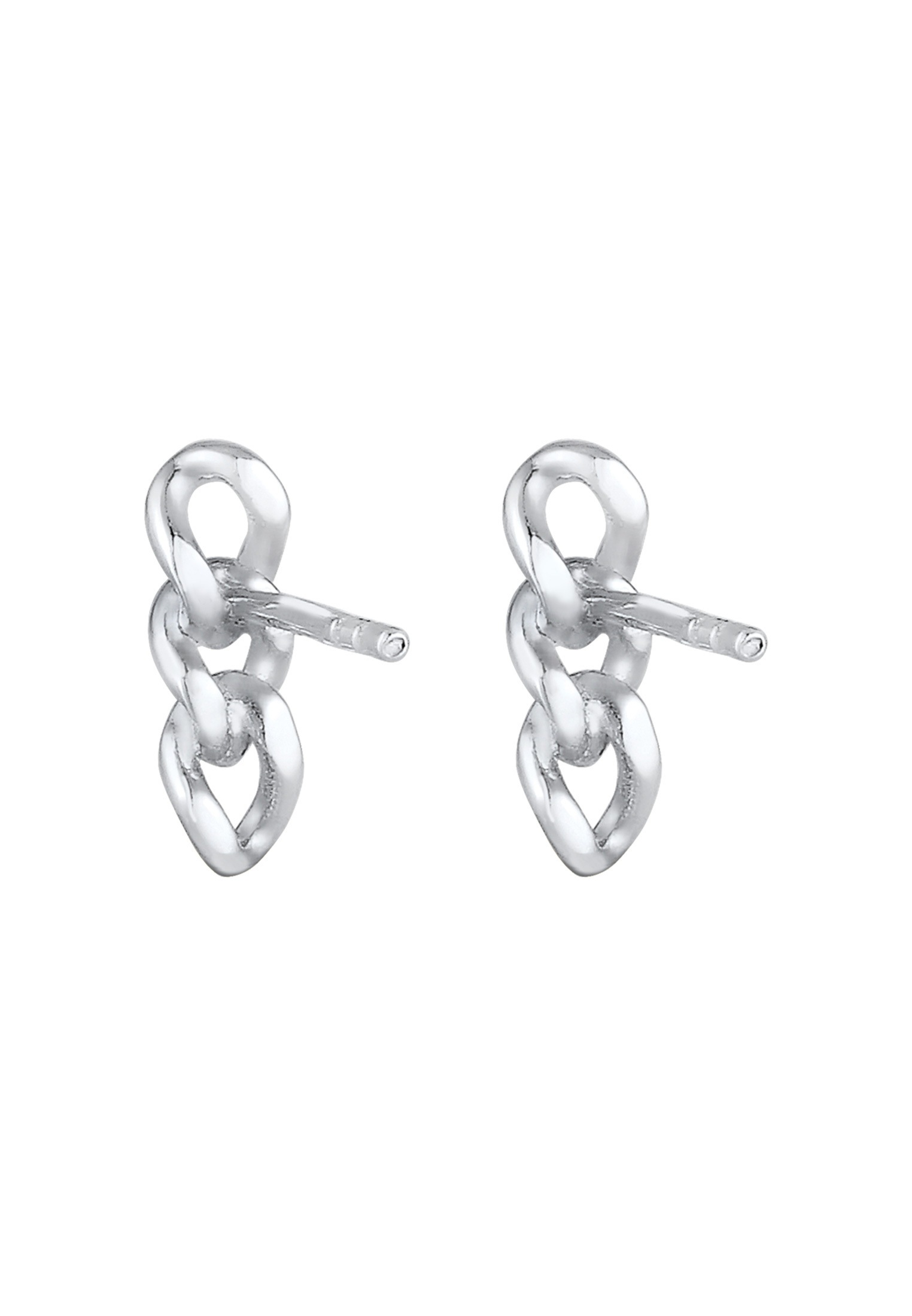 Elli Paar Ohrstecker »Hänger Panzerkette Trend Blogger Cool 925 Silber«