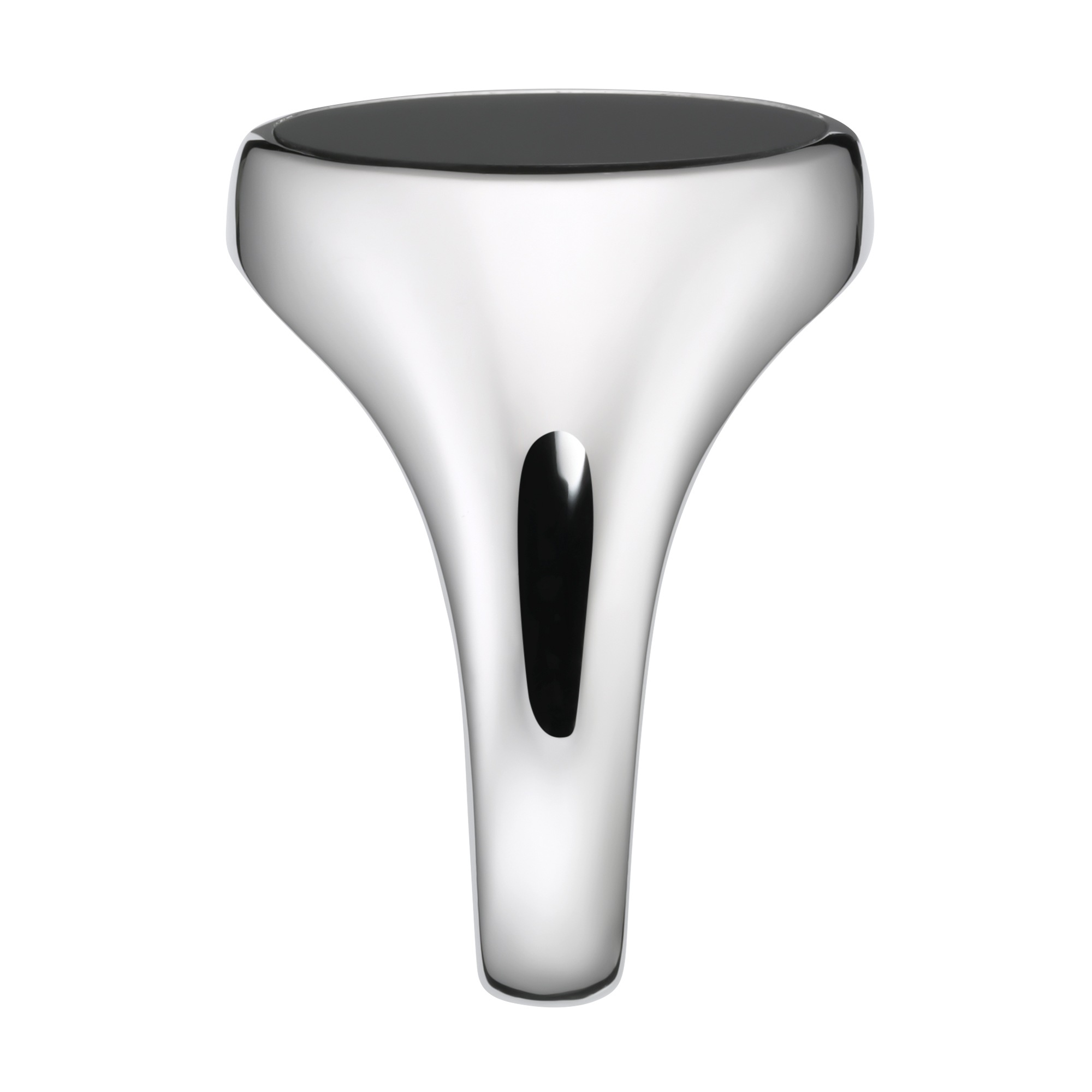 GIORGIO MARTELLO MILANO Silberring »Siegelring mit schwarzem Achat, Silber 925«