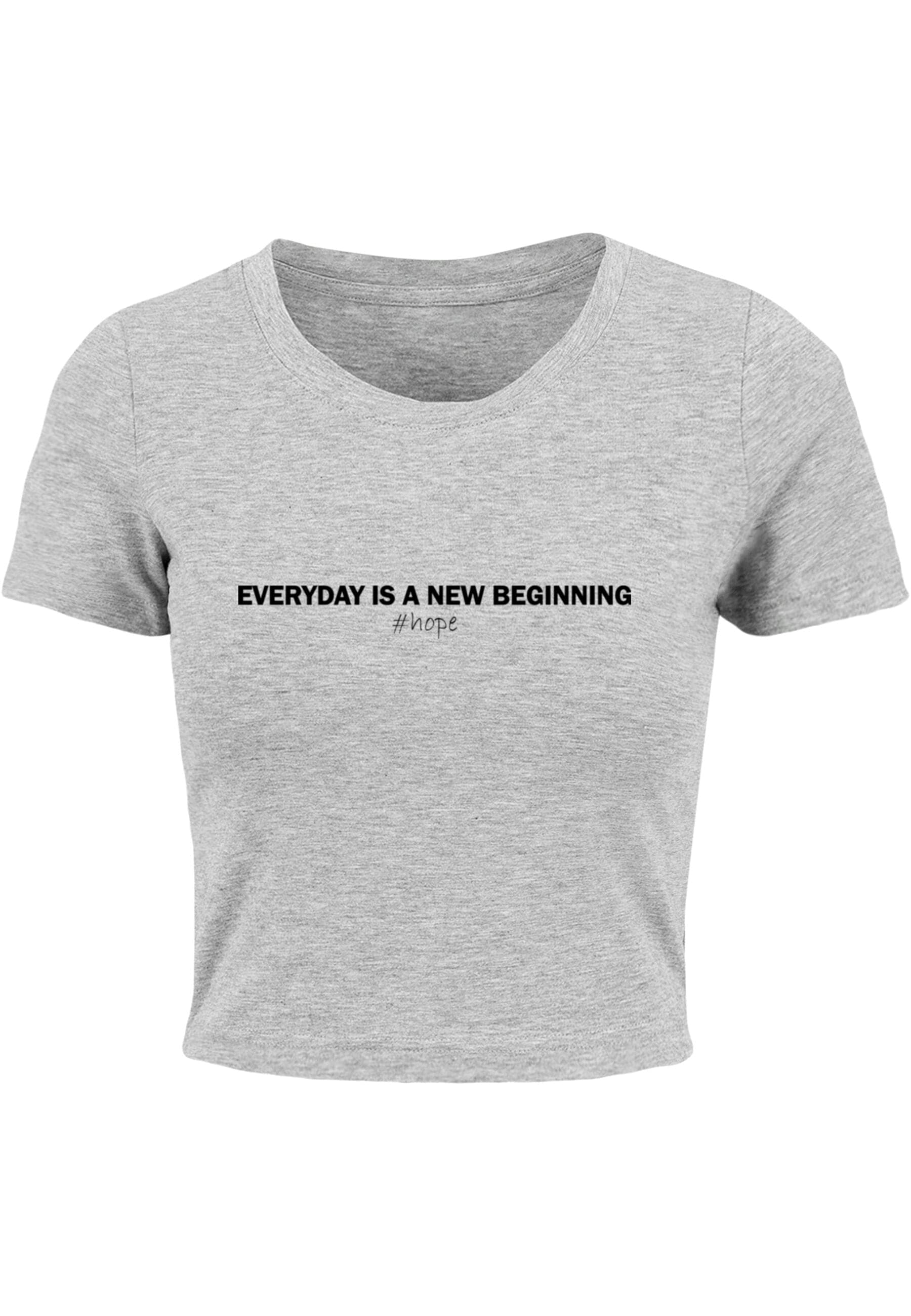 Merchcode T-Shirt "Merchcode Damen Ladies Hope Cropped Tee" 1 Stk. tlg. günstig online kaufen
