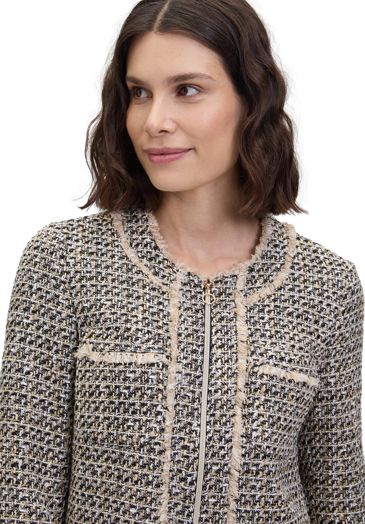 Betty Barclay Jackenblazer »Betty Barclay Blazer-Jacke mit Fransen«