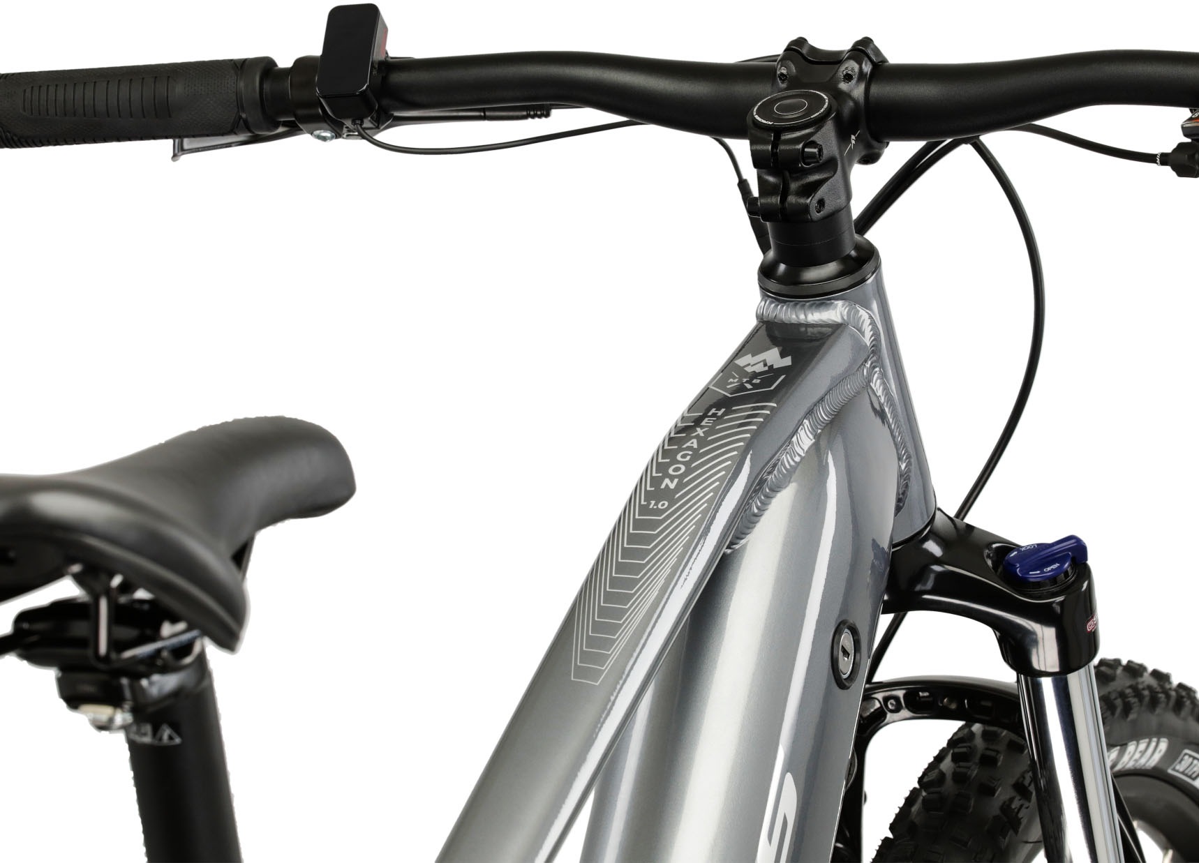 Kross E-Bike »KROSS E-MTB Hexagon Boost 1.0 522 29 Zoll grau«, 8 Gang, Shimano, ESSA U2000, Heckmotor 250 W