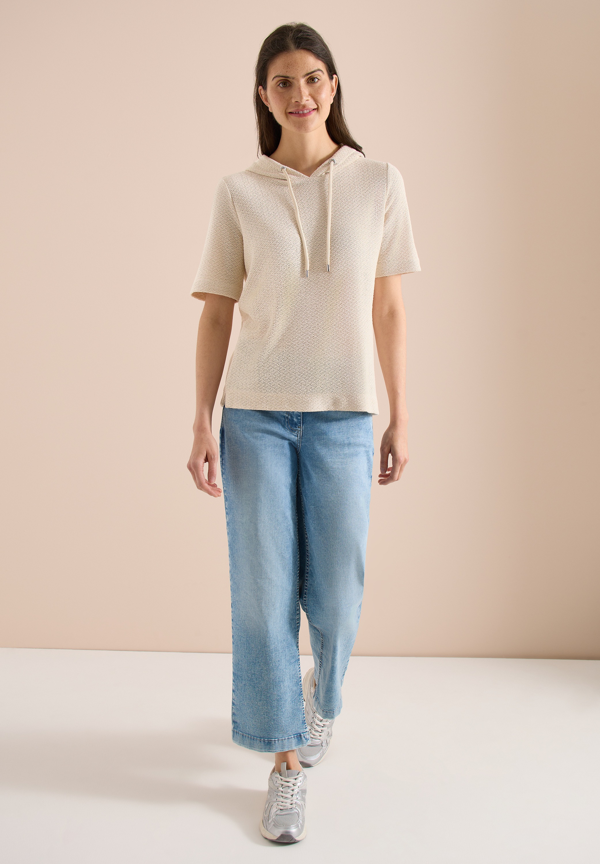 Cecil Kapuzenshirt mit Kapuze mit Tunnelzugband