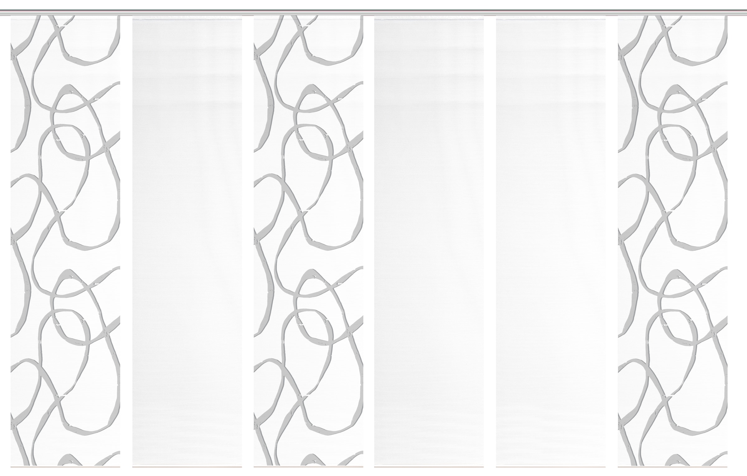 Vision S Schiebegardine »OPHELIA« Paneelwagen 6 Stk. tlg. Schiebevorhang,Bambusoptik,Digitaldruck,SET