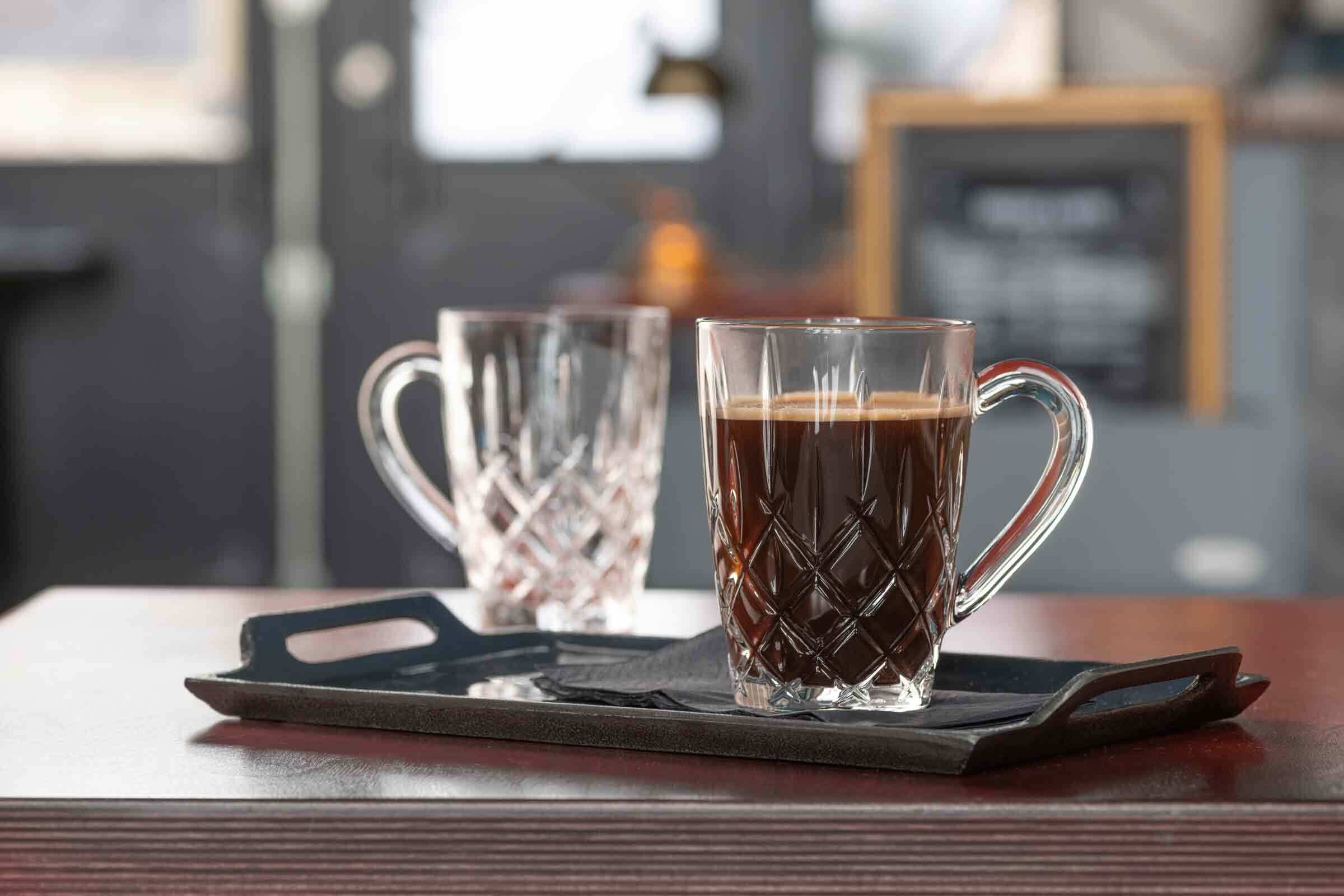 Nachtmann Tasse »Kaffeebecher Noblesse Barista 347 ml 2er Set transparent«