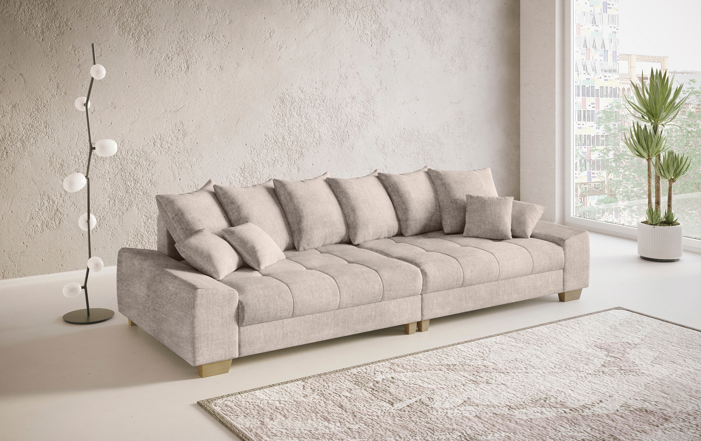 Mr. Couch Big-Sofa »Nikita II«, mit Kaltschaumpolsterung bis 140kg belastbar