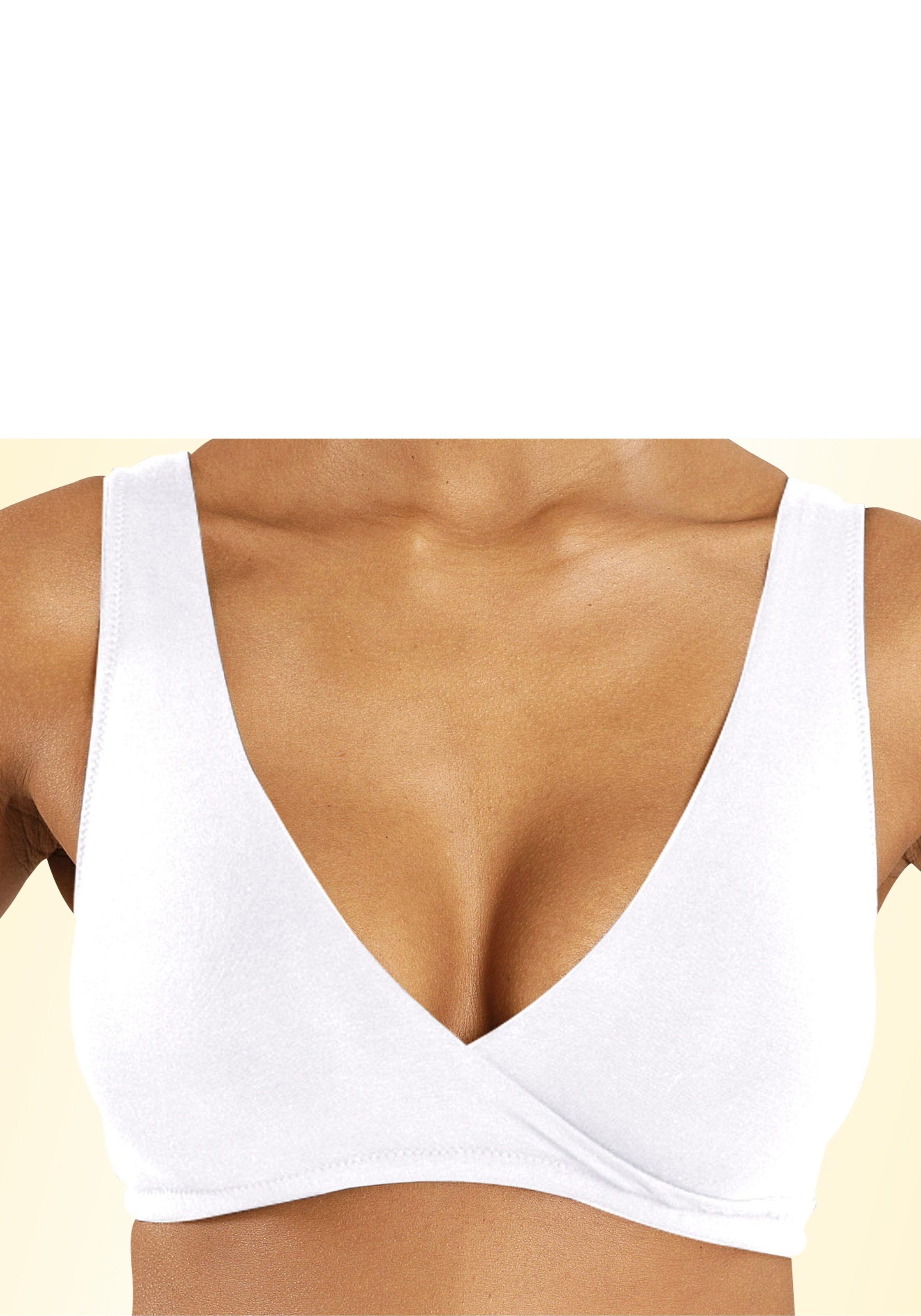 Thumbnail - petite fleur Still-BH, 2 Stücker Packung, ohne Bügel in Wickel-Schlupf Form