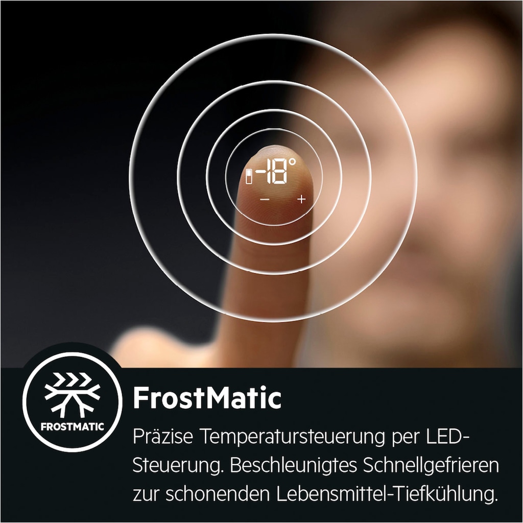 AEG Einbaukühlgefrierkombination »SDE614F1AS«, SDE614F1AS, 144,1 cm hoch, 54 cm breit