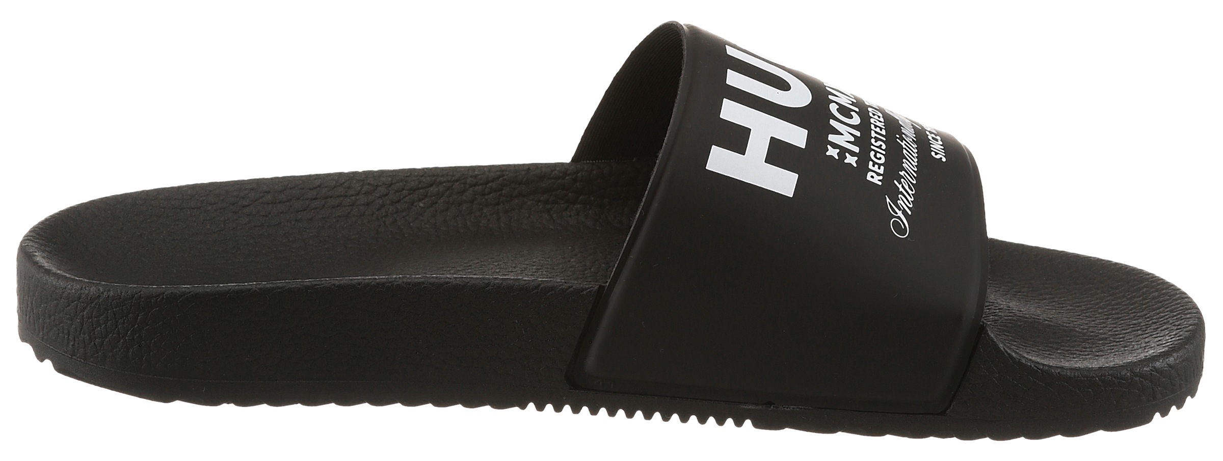 HUGO Blue Badepantolette  Sommerschuh, Badelatschen, Pantolette, Strandschuh mit Logoschriftzug