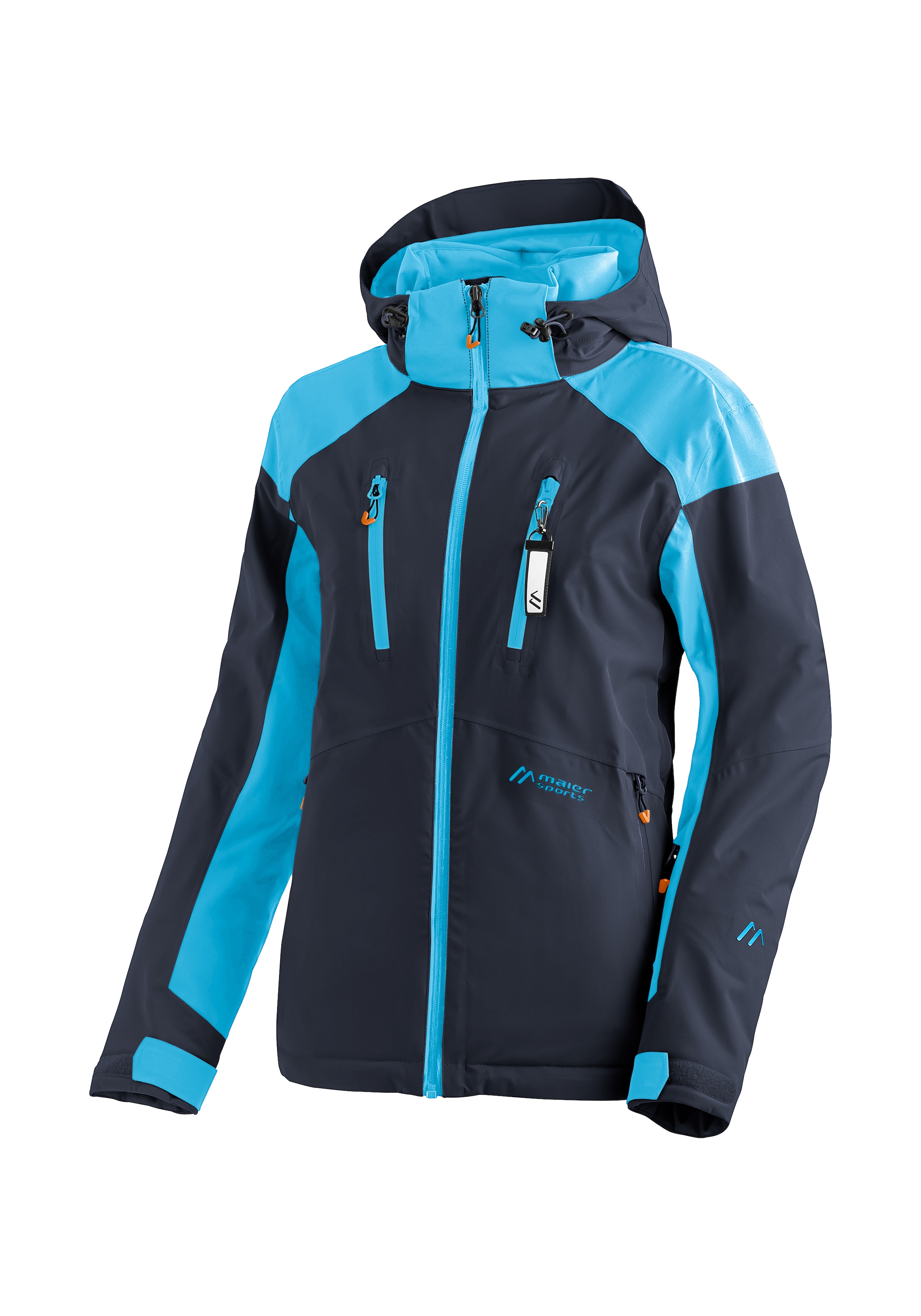 Skijacke »Vratna«, Damen Winterjacke, wind/wasserdicht, 4 RV-Taschen und Kapuze