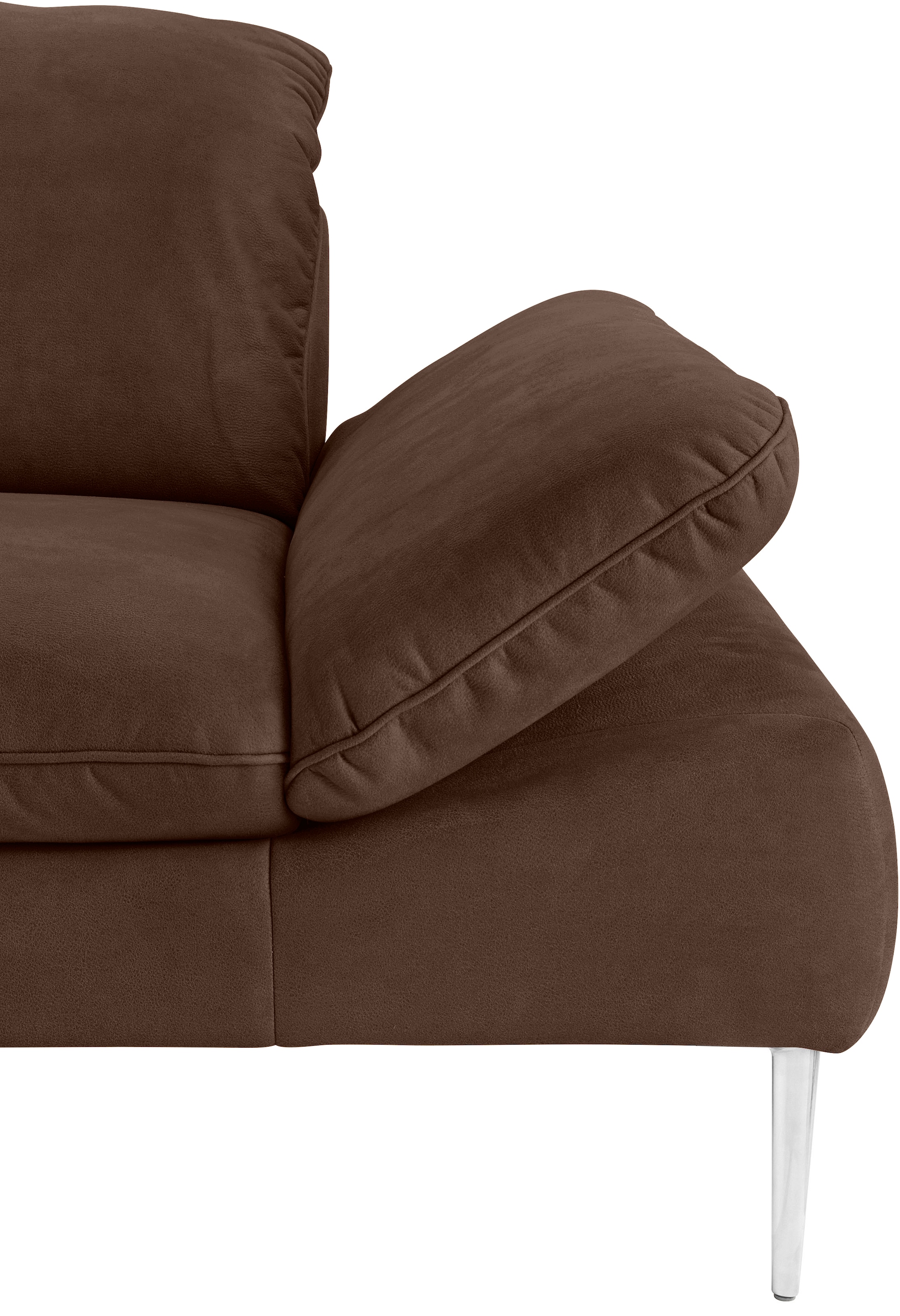 W.SCHILLIG 2-Sitzer »enjoy&MORE«, mit Sitztiefenverstellung, Füße Chrom glänzend, Breite 202 cm