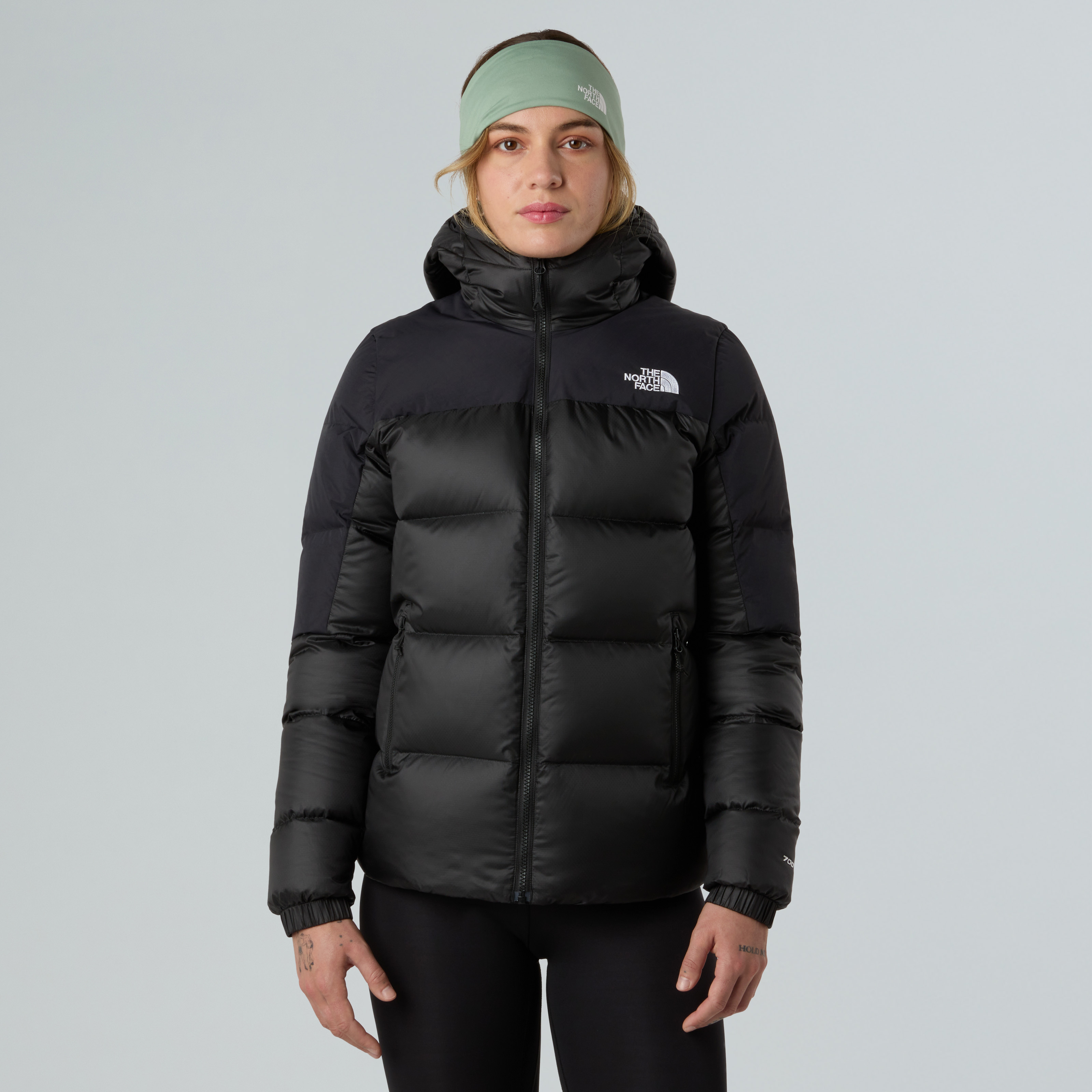 The North Face Daunenjacke "W DIABLO DOWN 2.0 HOODED JACKET" wind- und wasserabweisendes WindWall™ Obermaterial