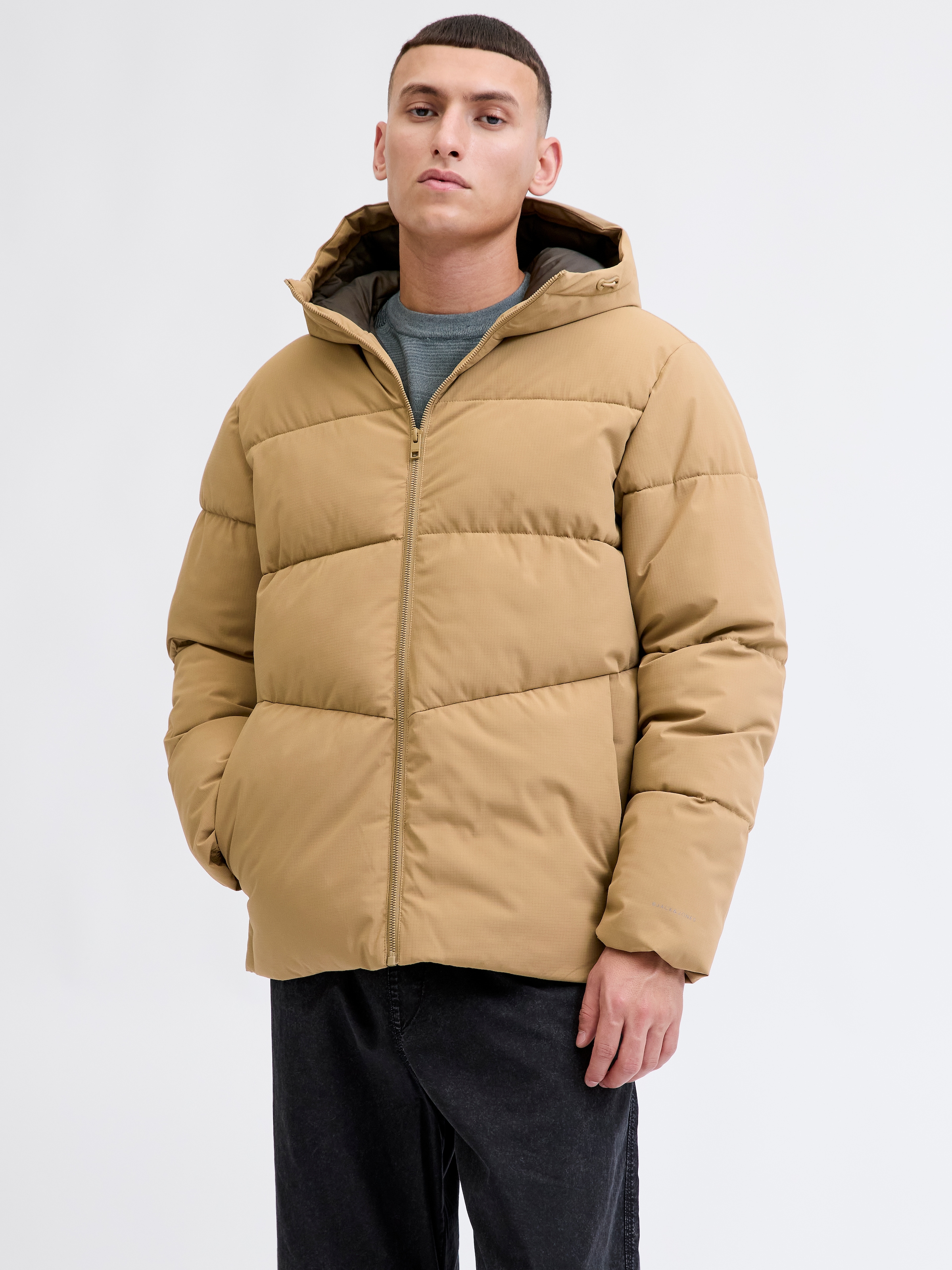 Jack & Jones "JJGLOBAL PUFFER JACKET" mit Kapuze günstig online kaufen
