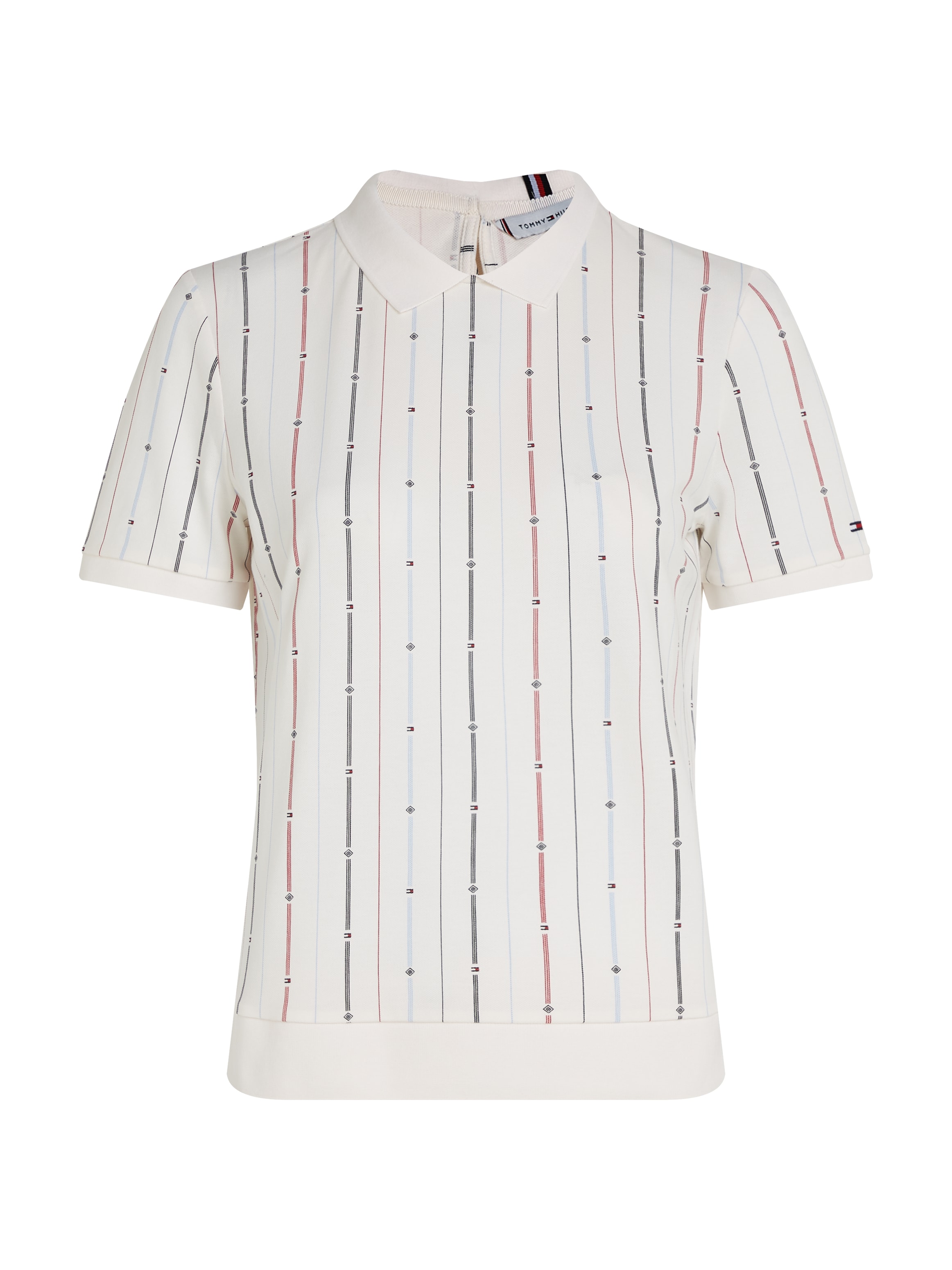 Tommy Hilfiger Poloshirt »REG FLAG STRIPE C-NK POLO SS«, im Streifendessin