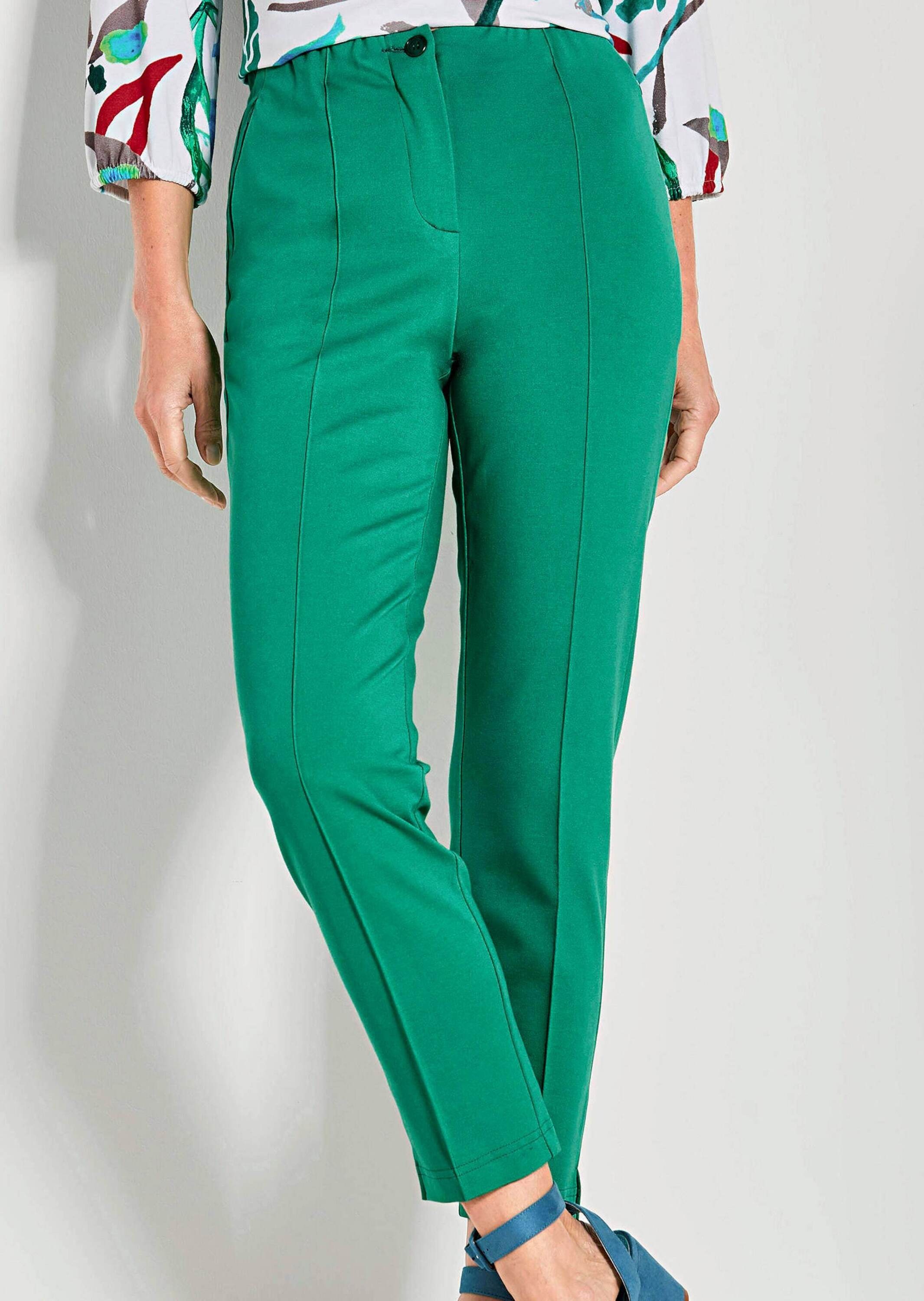 Goldner Louisa Chino Pants Petite Green 22 3