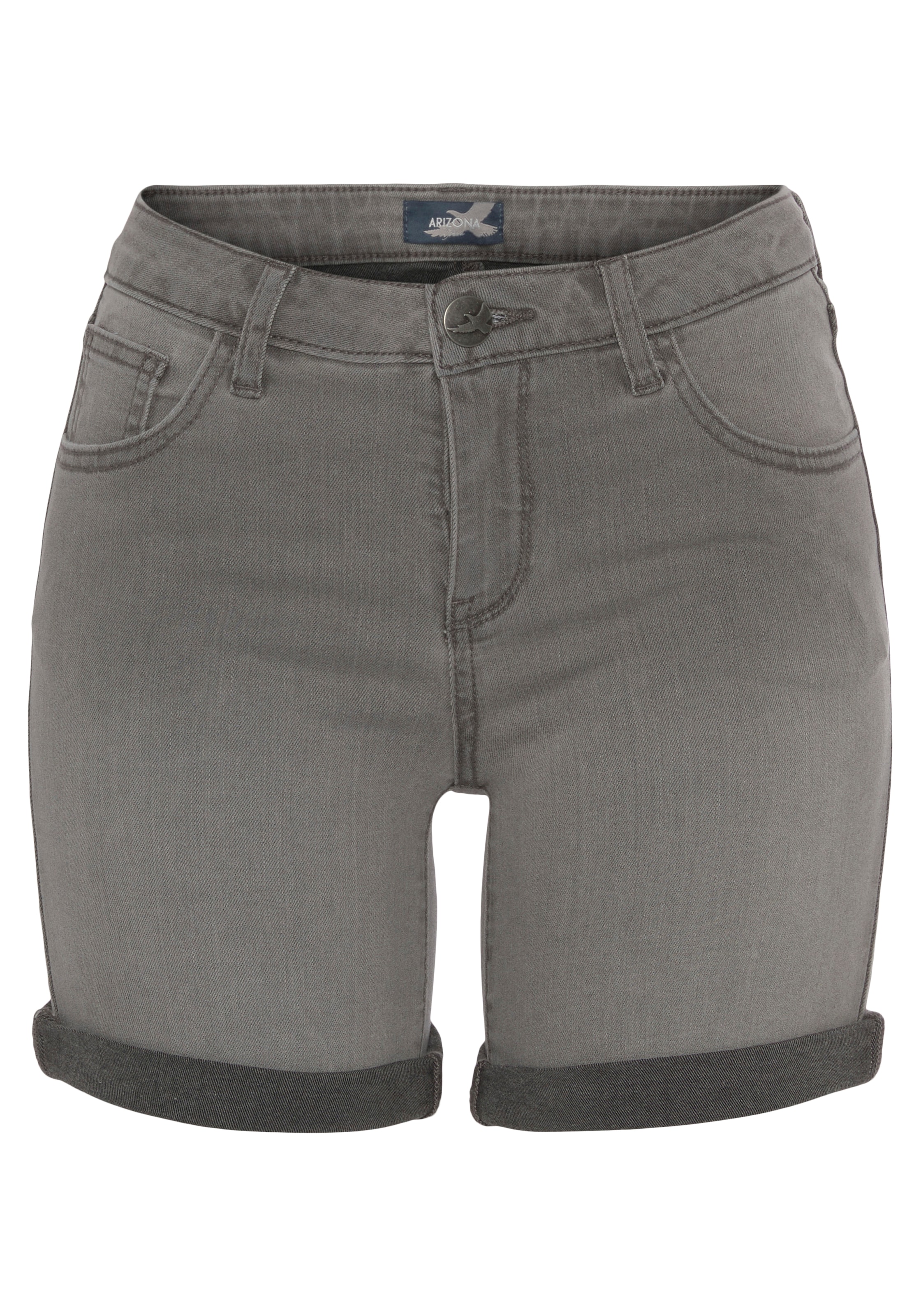 Arizona Jeansshorts »Ultra-Stretch«, Mid-Waist