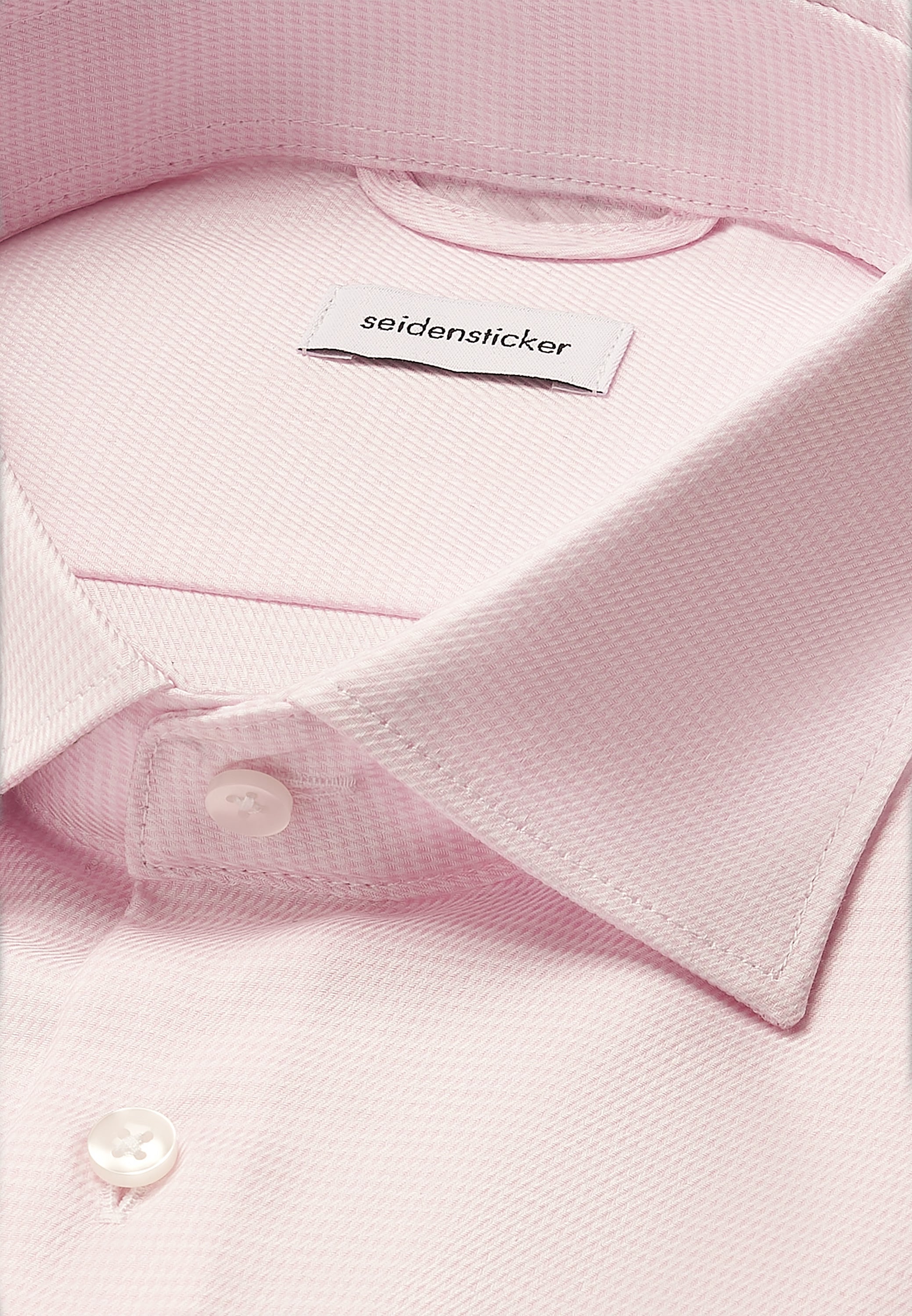 seidensticker Businesshemd »Schwarze Rose«, Slim 1/1 Kentkragen Struktur