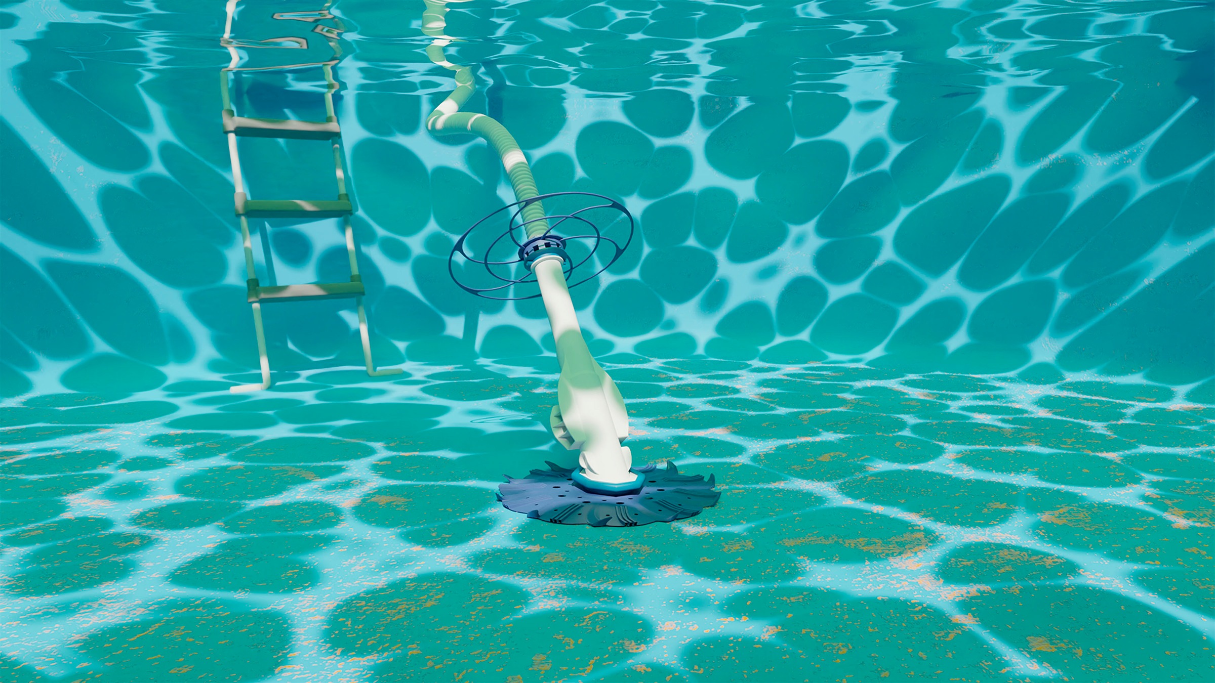 Gre Poolbodensauger, hydraulisch