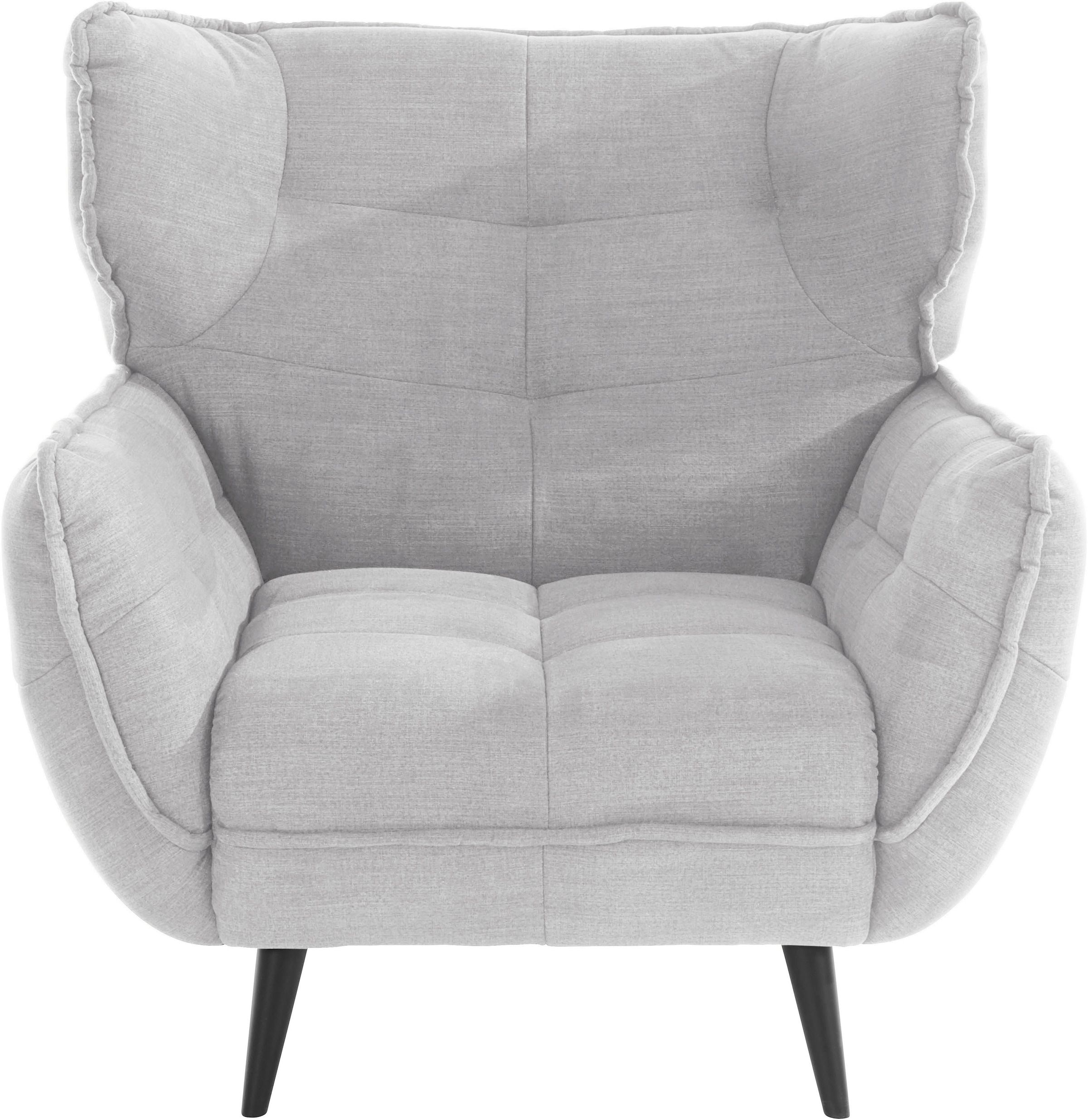 Leonique Sessel "Ariana", Stylischer Hochlehner bzw. Ohrensessel günstig online kaufen