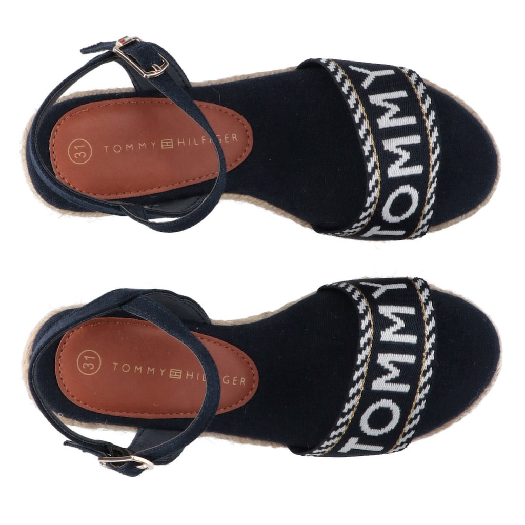 Tommy Hilfiger Sandale »ROPE WEDGE SANDAL«