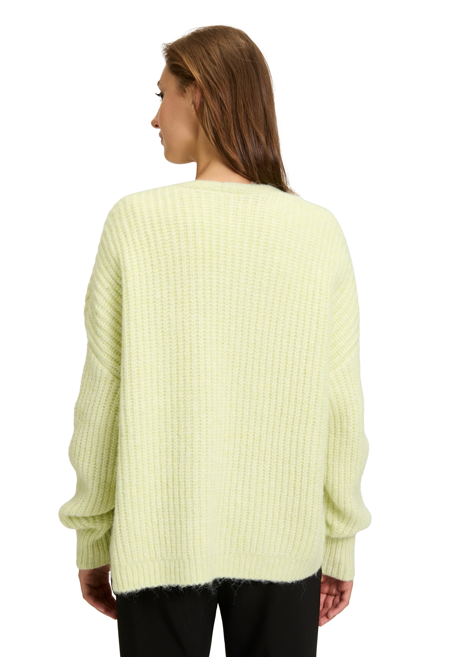 Cartoon Strickjacke »Cartoon Strick-Cardigan mit Rippbündchen«, Ajourmuster