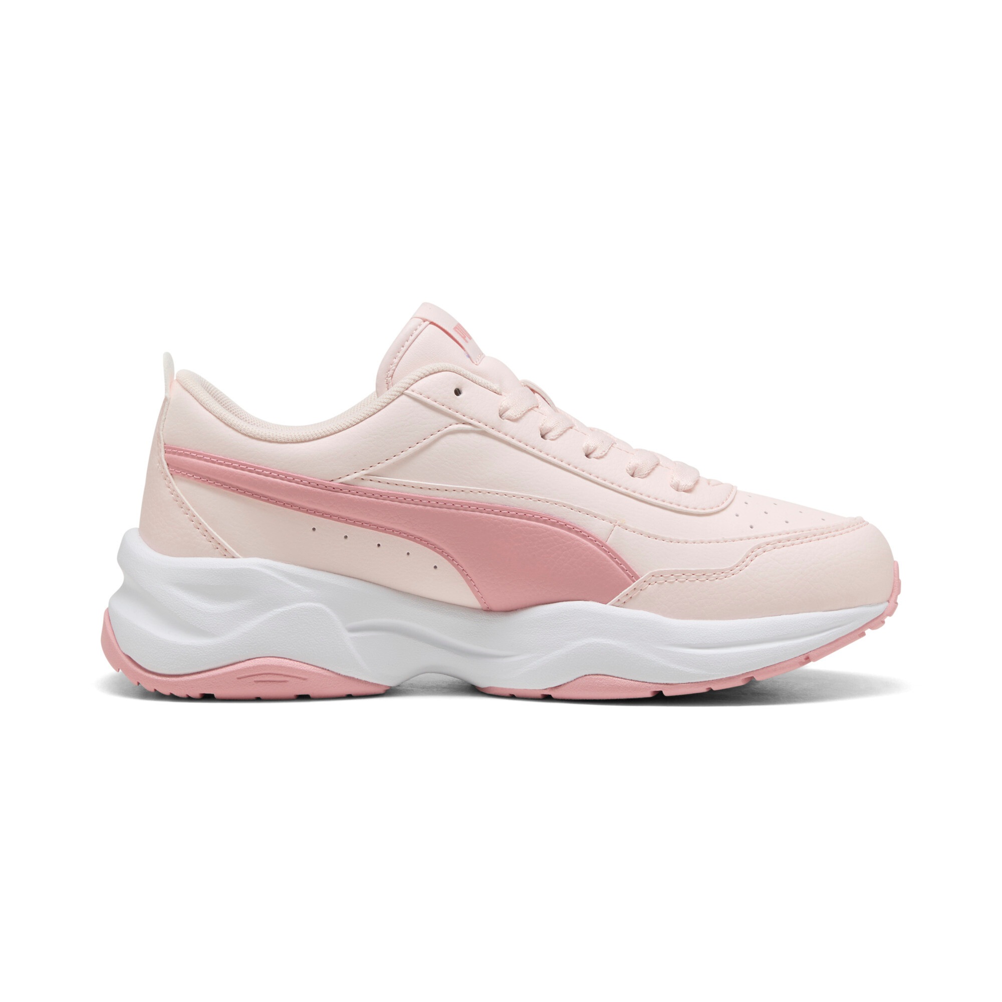 Sneaker PUMA "CILIA MODE", Damen, Gr. 38,5, jasmine flower, rosy outlook, puma weiß, Synthetik, mehrfarbig, Schuhe Sneaker, mit Schnürung, mit IMEVA-Dämpfungstechnologie 2