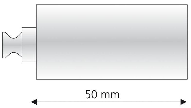 Liedeco Trägerverlängerung für Gardinenstangen Ø 20 mm günstig online kaufen