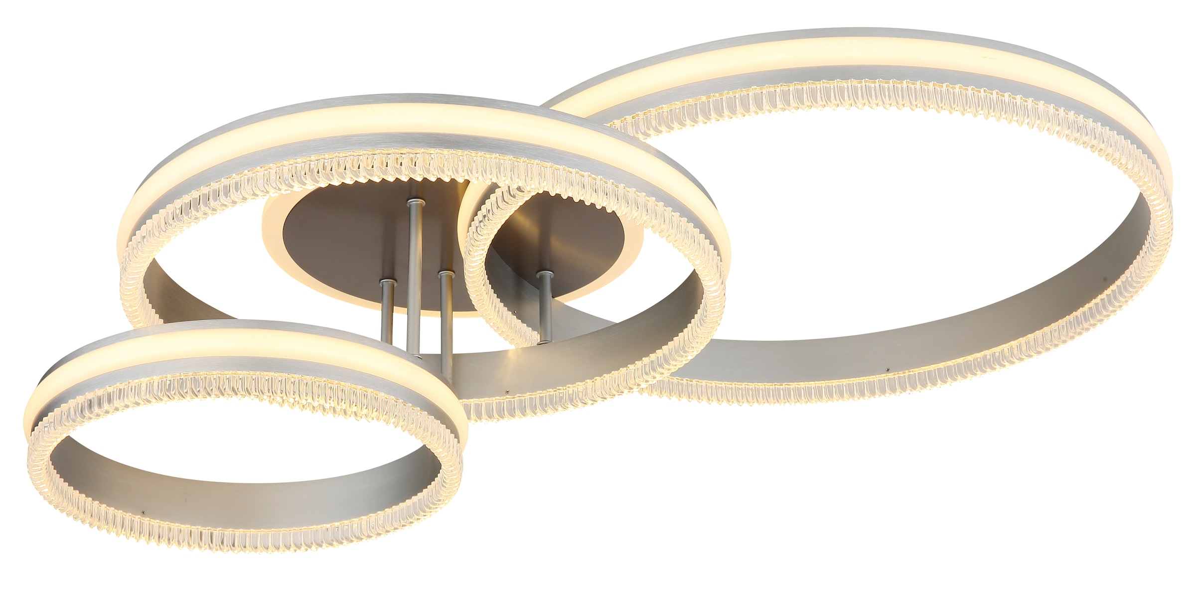 GLOBO LIGHTING Deckenleuchte »FRANCINE« LED-Modul 1 Stk. Große dimmbare Deckenleuchte, smart, Fernbedienung, elegant