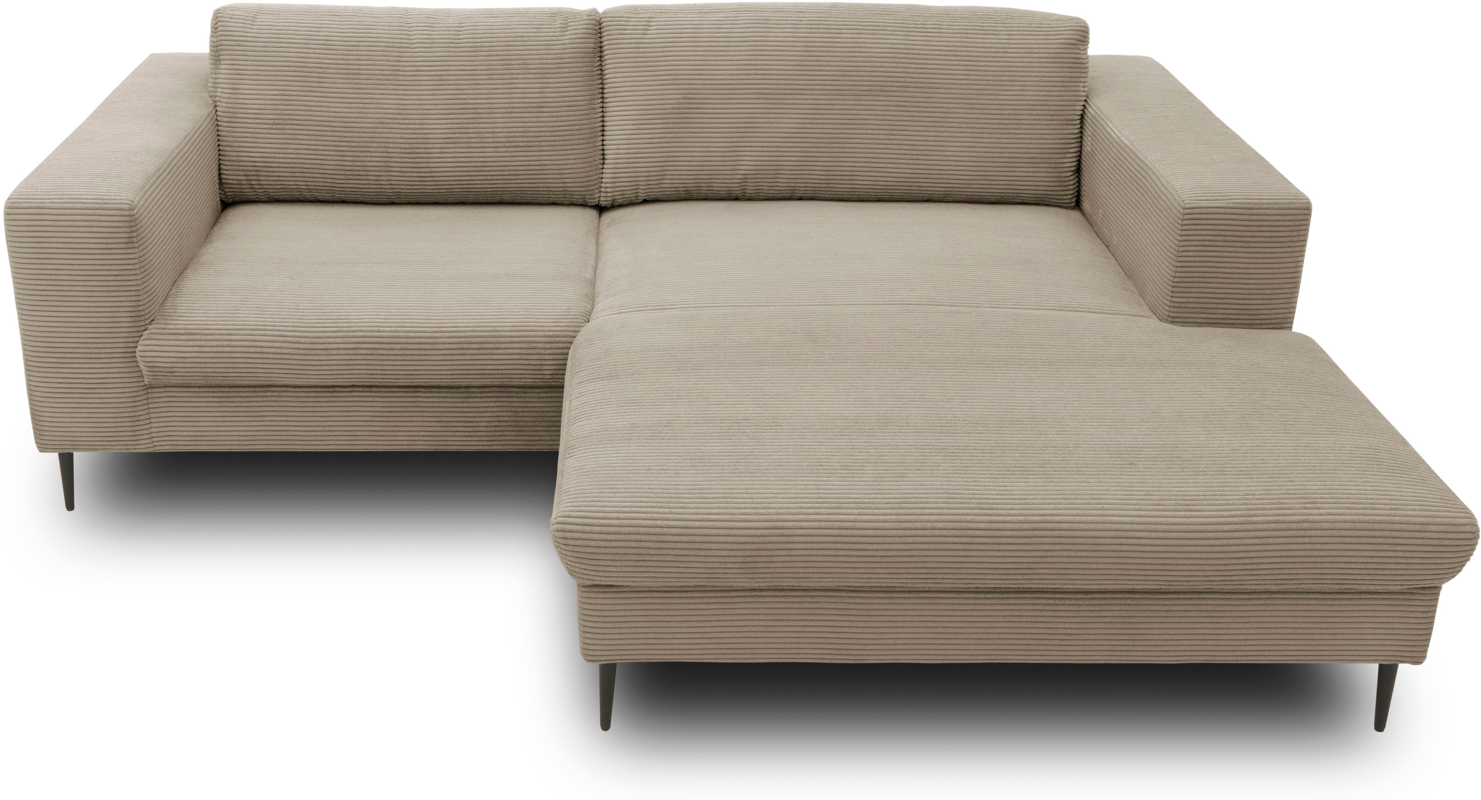 Thumbnail - DOMO collection Ecksofa "Modica kompakt und elegant, Breite 244, L-Form" moderne Optik mit extrabreiter Recamiere, auch ...