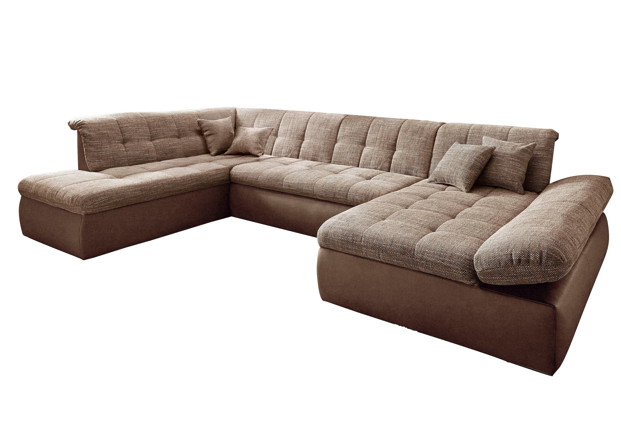 DOMO collection Wohnlandschaft "Moric U-Form, auch in Cord, Breite 353cm, v günstig online kaufen