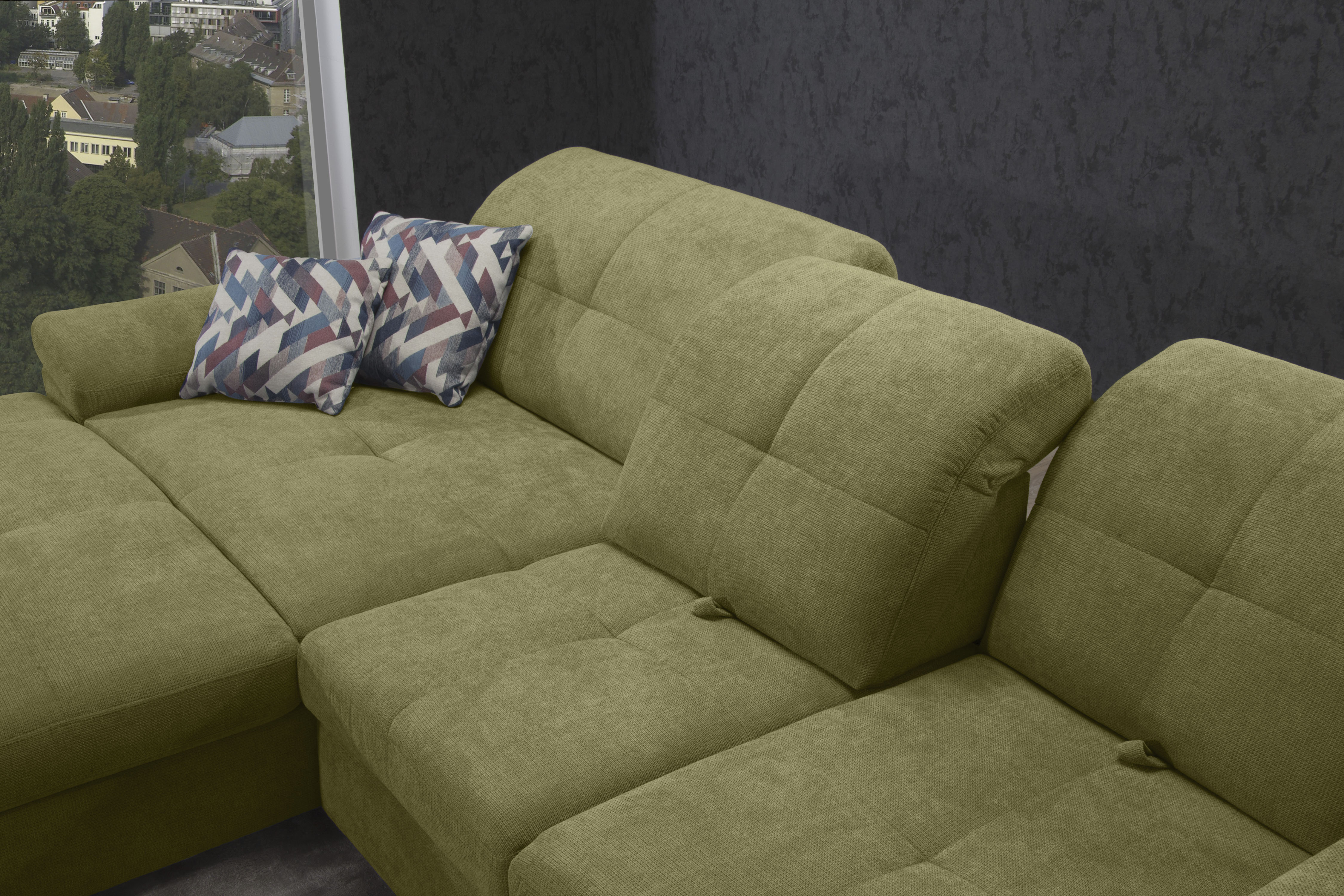 Thumbnail - alina Ecksofa "Nadira", wahlweise mit Bettfunktion und Stauraum
