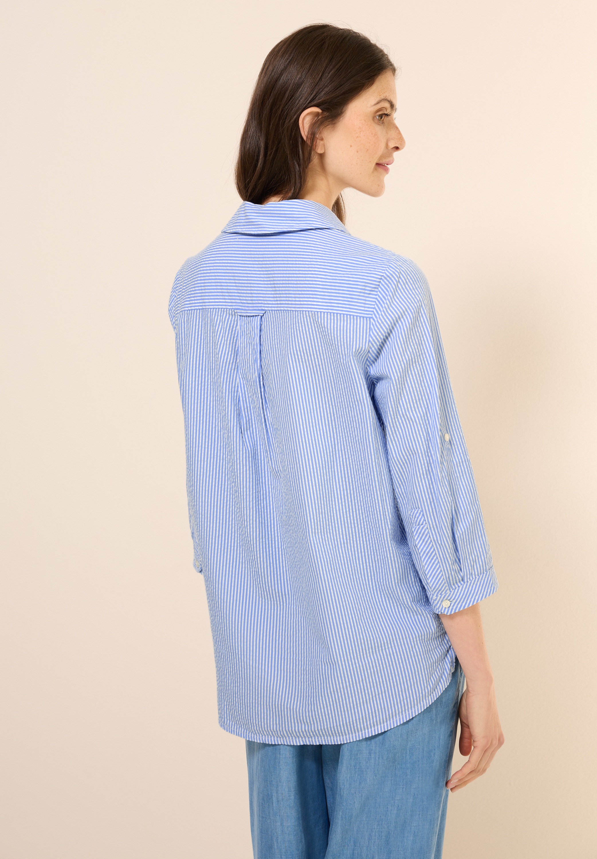 Cecil Klassische Bluse, mit 3/4 Ärmeln