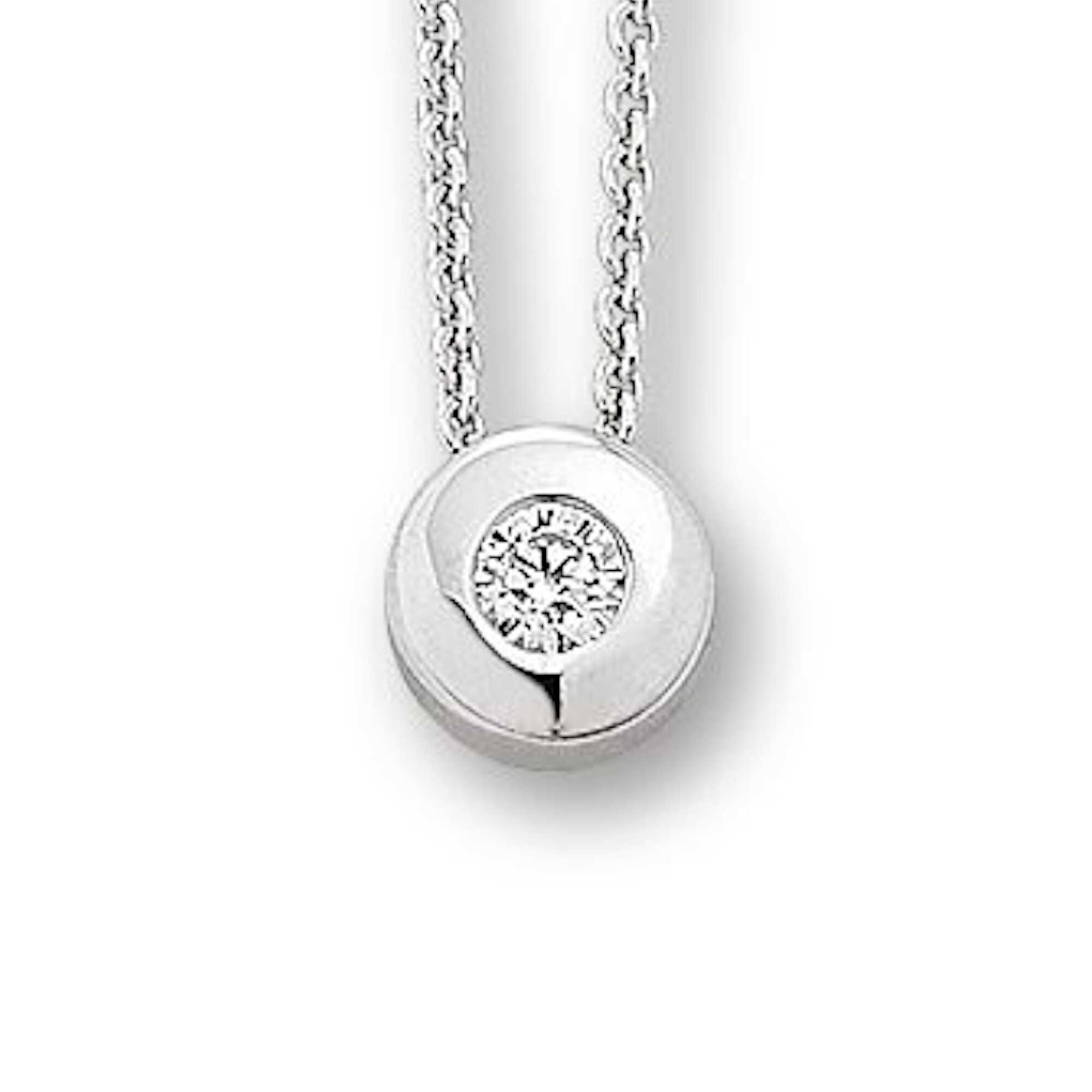 ONE ELEMENT Silberkette »Zirkonia Halskette aus 925 Silber 45 cm«, zeitlos schön – für besondere Momente gemacht