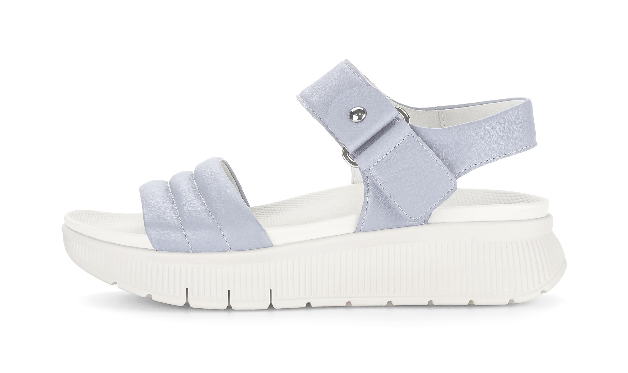 Gabor Riemchensandale Plateau, Sandalette mit Ziernähten und Niete günstig online kaufen