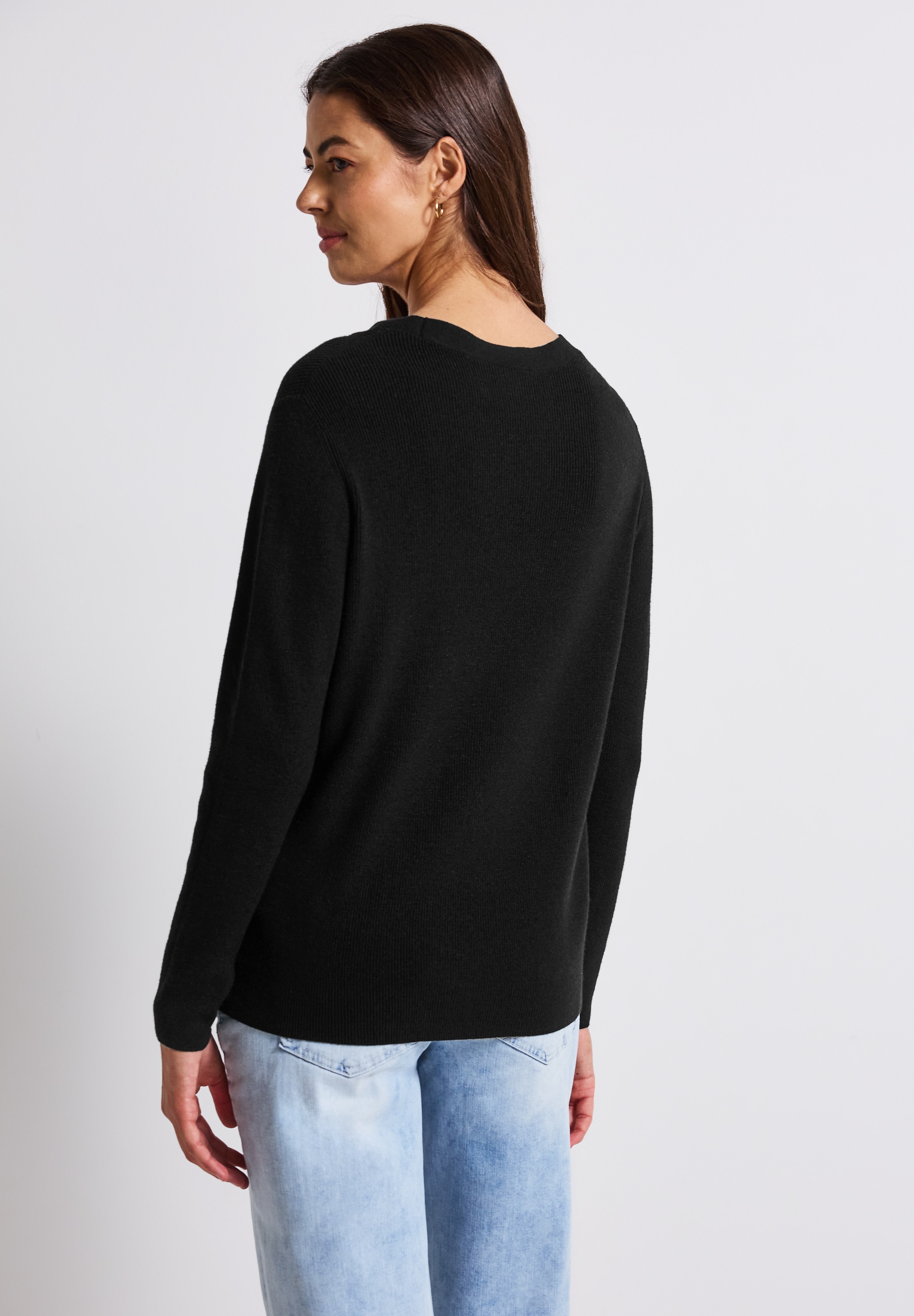 STREET ONE Strickpullover, aus softem Materialmix günstig online kaufen