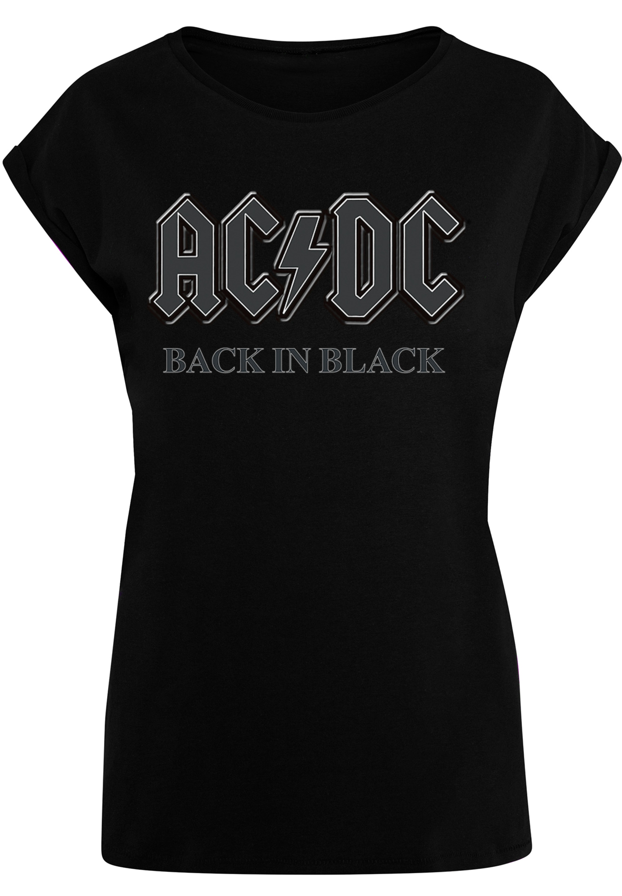 T-Shirt »PLUS SIZE ACDC Back in Black«, Print